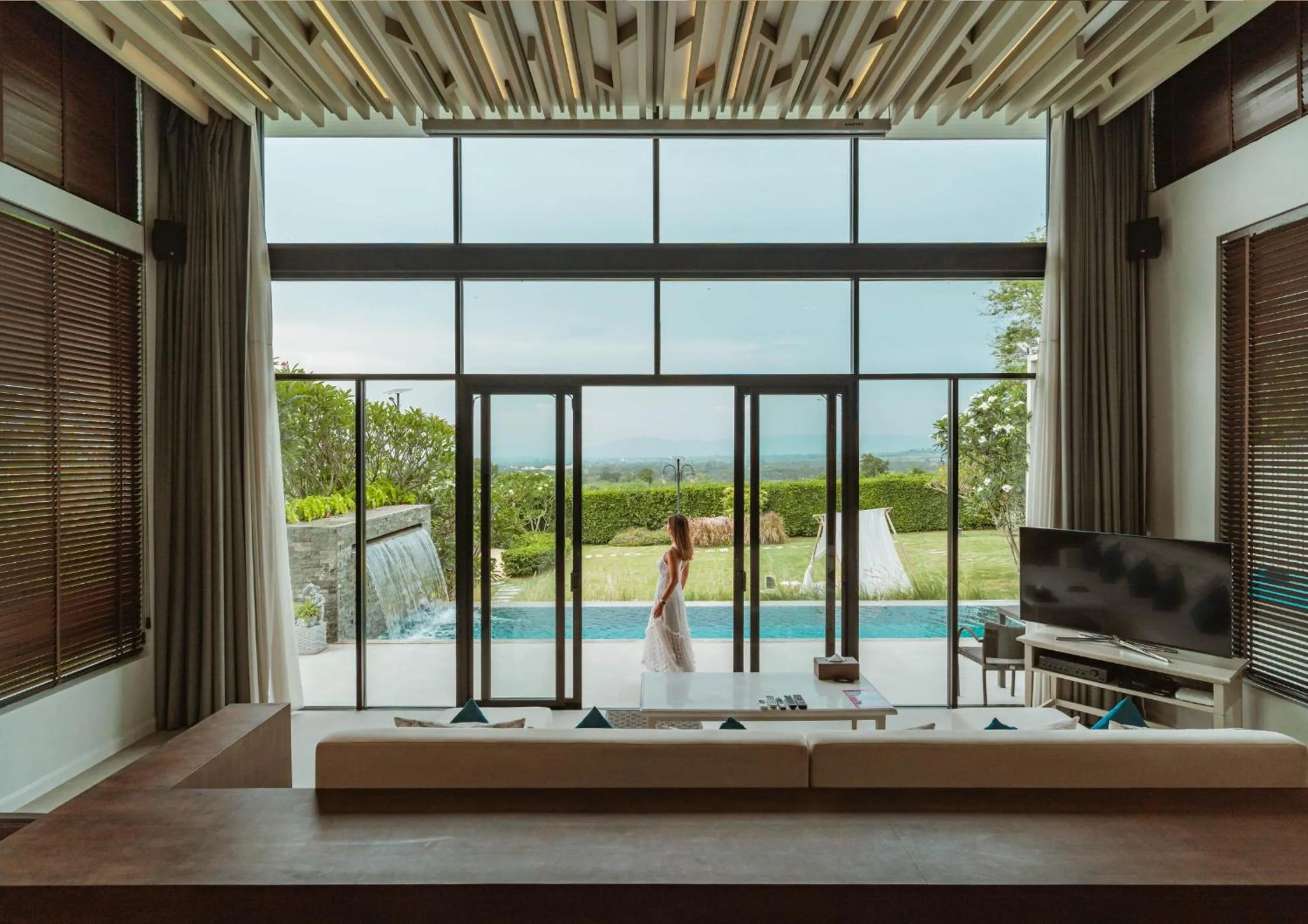 Mountain view in The Private Pool Villas at Civilai Hill Khao Yai