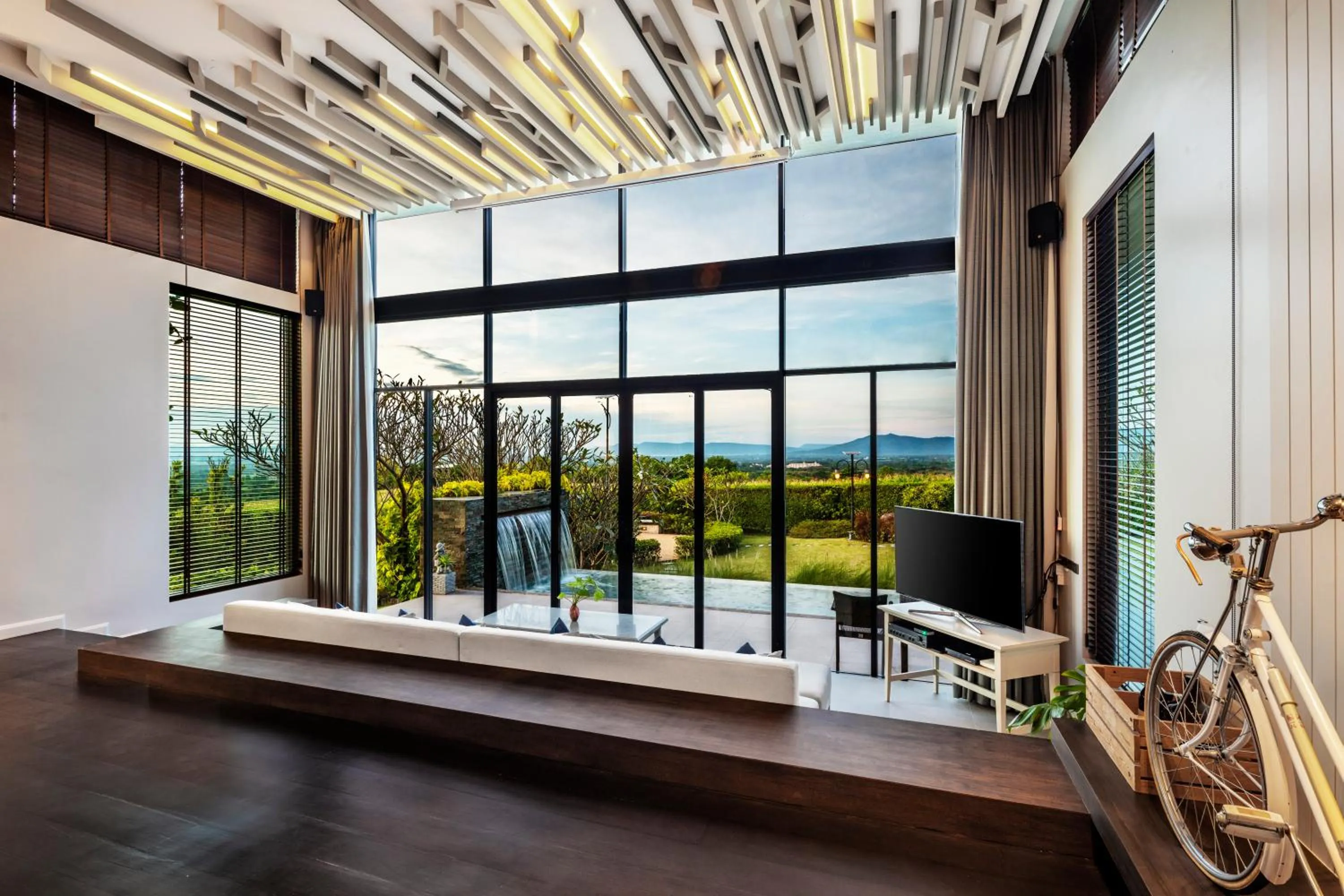 Mountain view in The Private Pool Villas at Civilai Hill Khao Yai