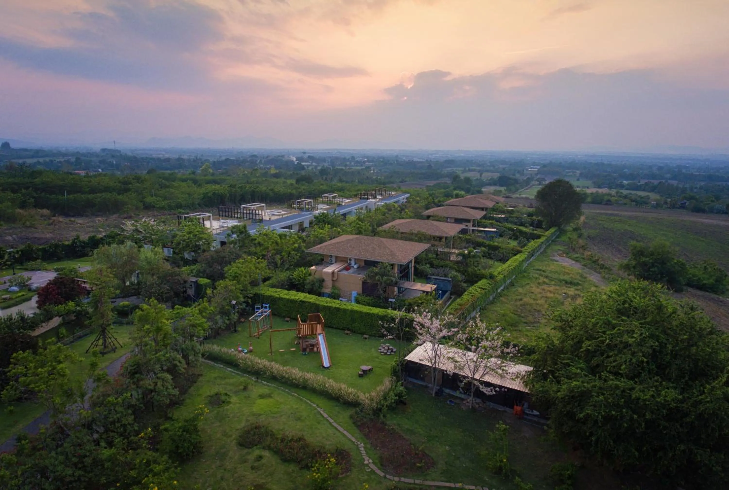 Bird's eye view in The Private Pool Villas at Civilai Hill Khao Yai