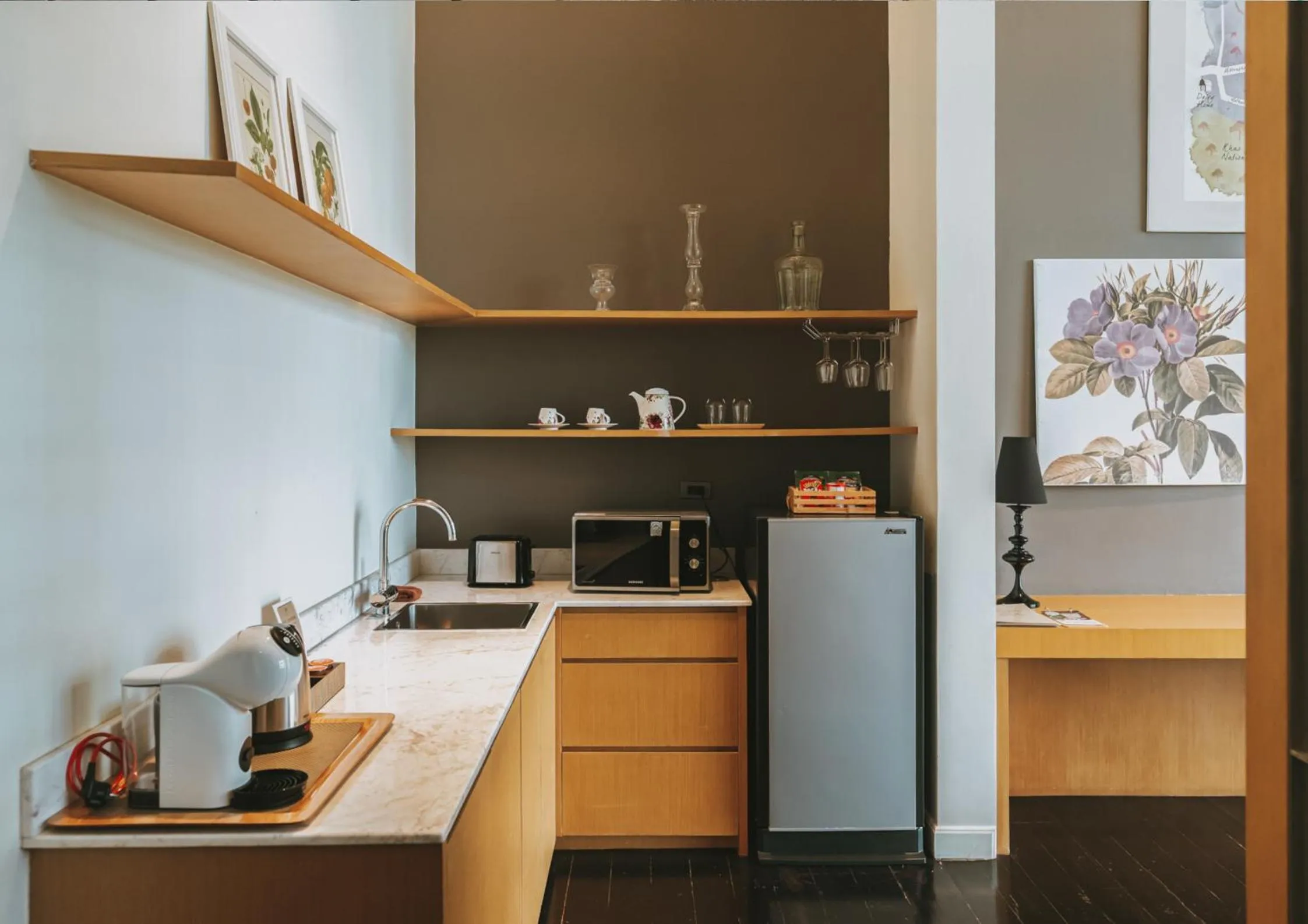 Coffee/tea facilities in The Private Pool Villas at Civilai Hill Khao Yai