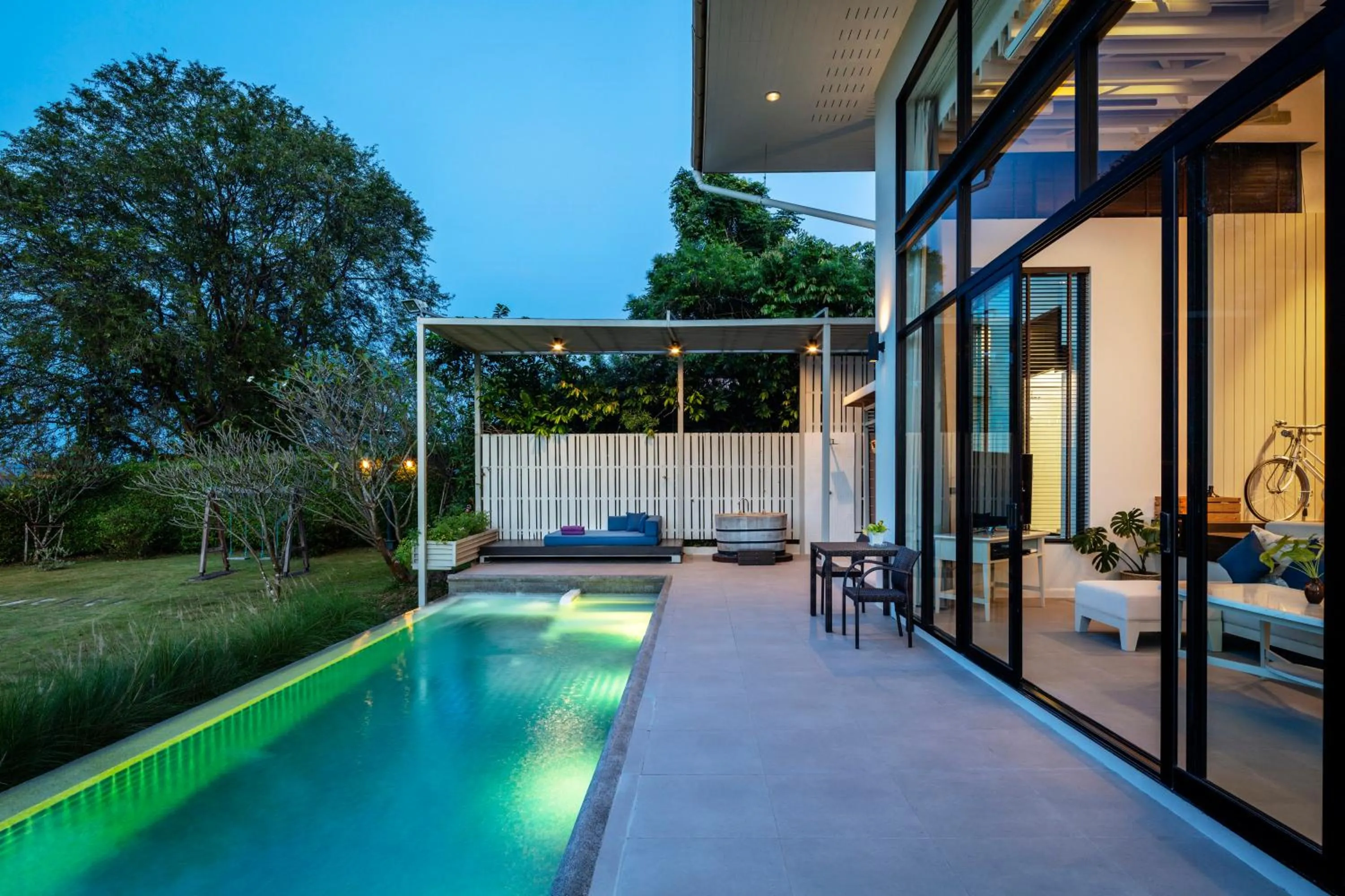 Swimming pool in The Private Pool Villas at Civilai Hill Khao Yai