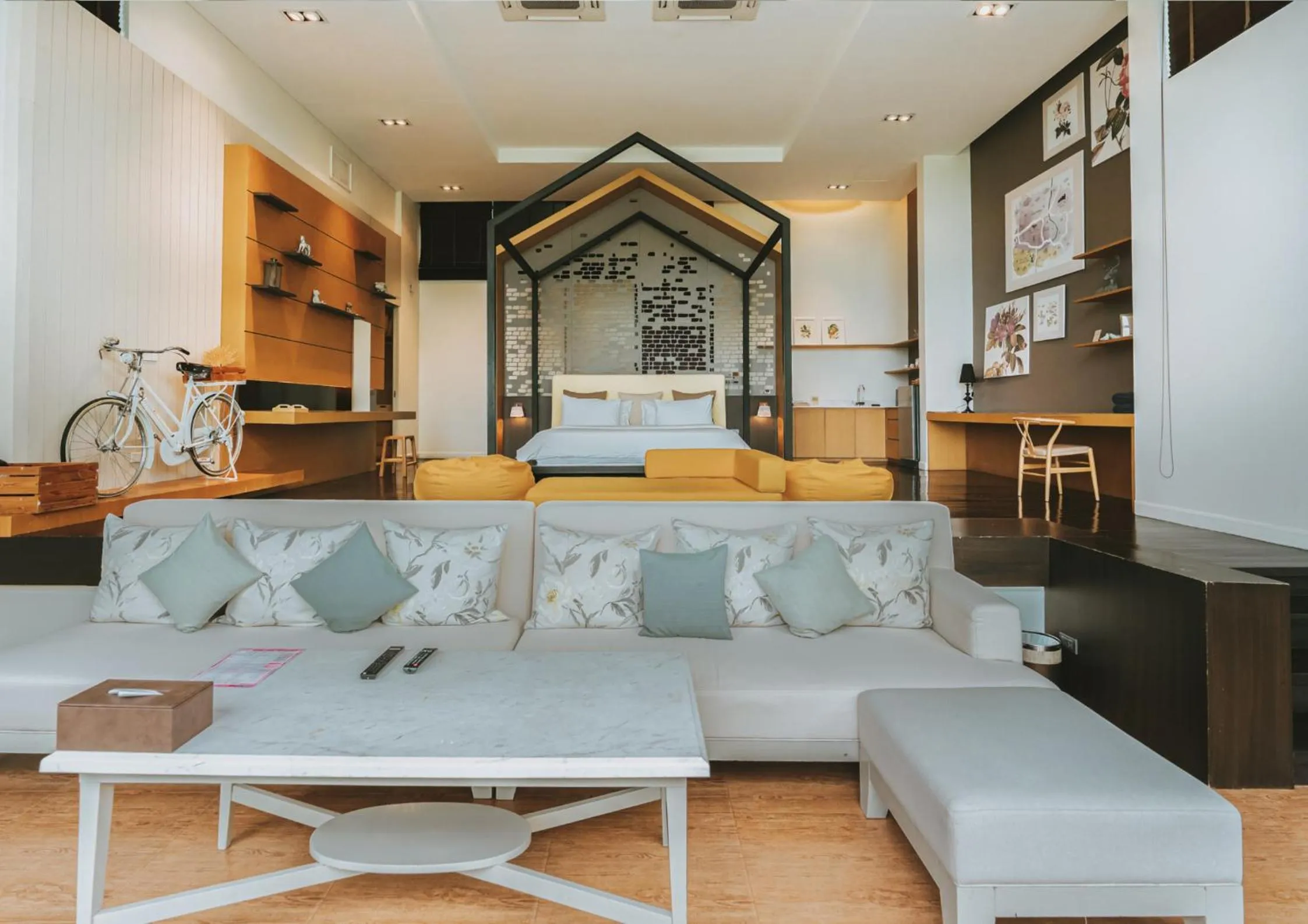 Bedroom in The Private Pool Villas at Civilai Hill Khao Yai