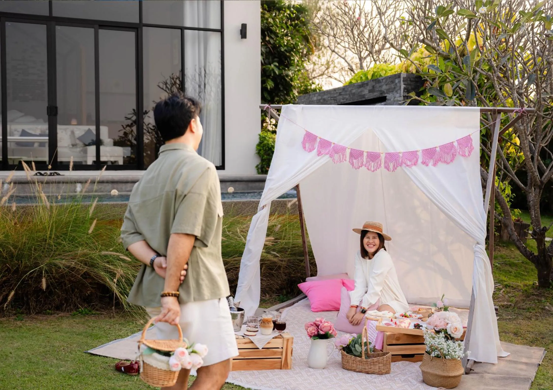 Guests in The Private Pool Villas at Civilai Hill Khao Yai