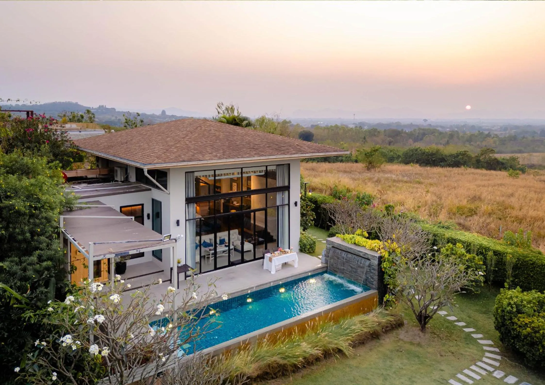 Natural landscape in The Private Pool Villas at Civilai Hill Khao Yai