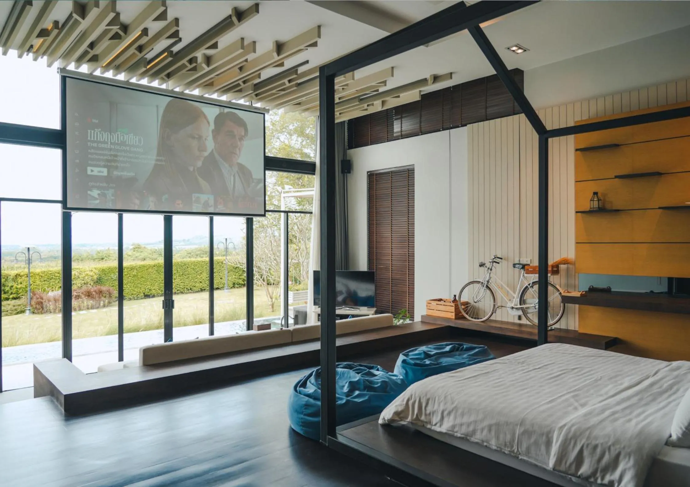 TV and multimedia, Bed in The Private Pool Villas at Civilai Hill Khao Yai