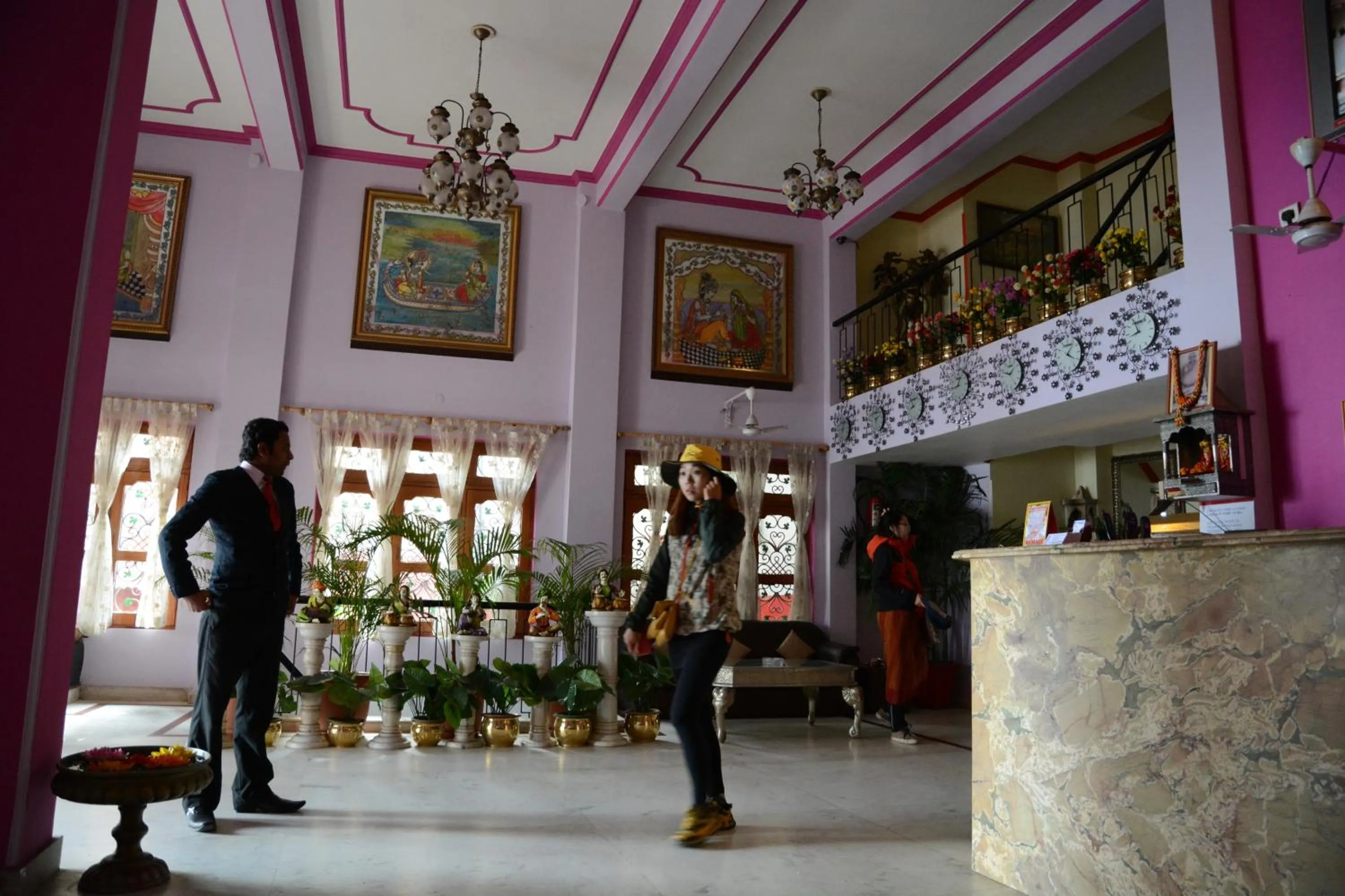 Lobby or reception in A Palace on River ( Rashmi Guest House )