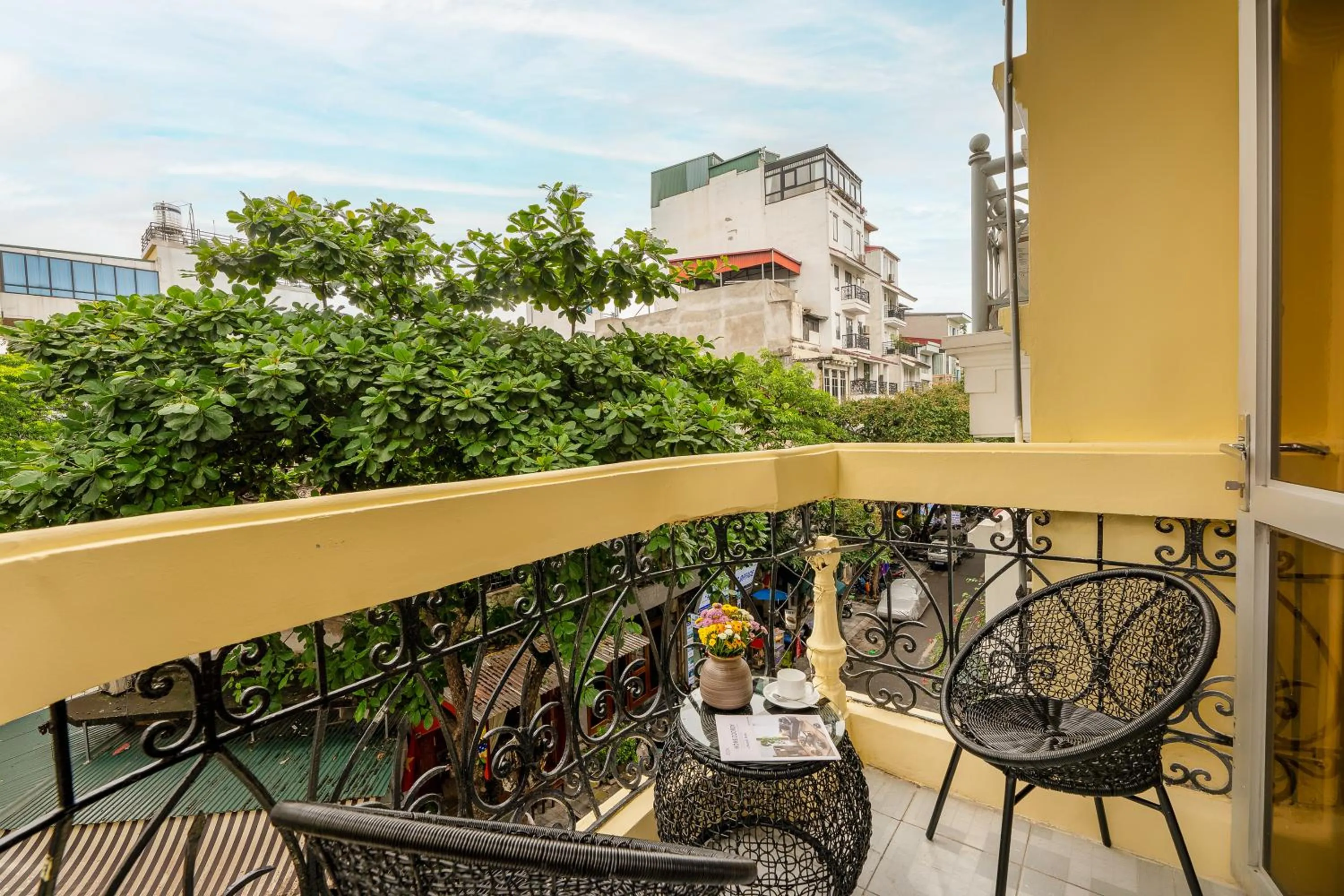 Balcony/Terrace in Little Hanoi Old Quarter Hostel