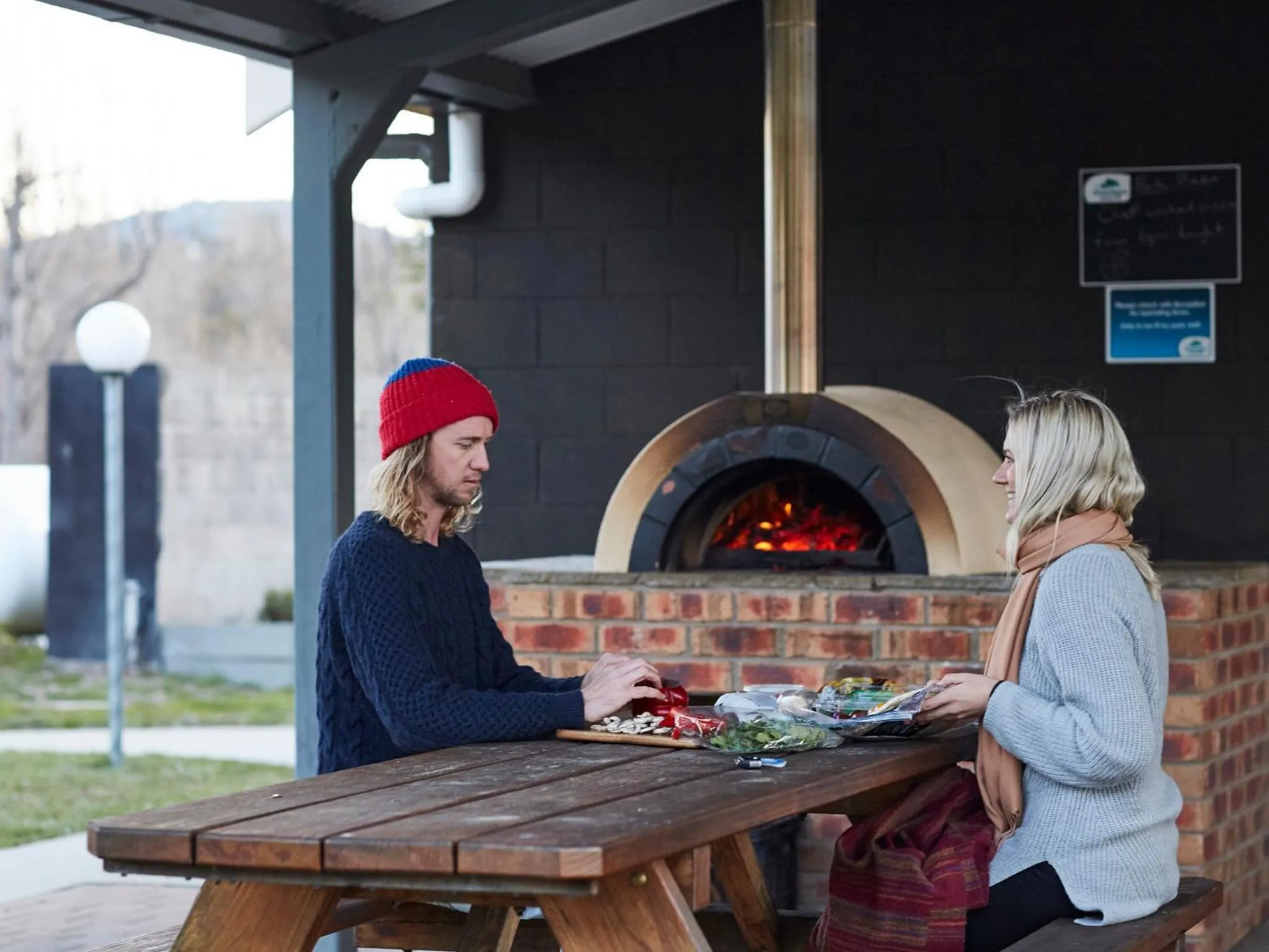 BBQ facilities in NRMA Jindabyne Holiday Park