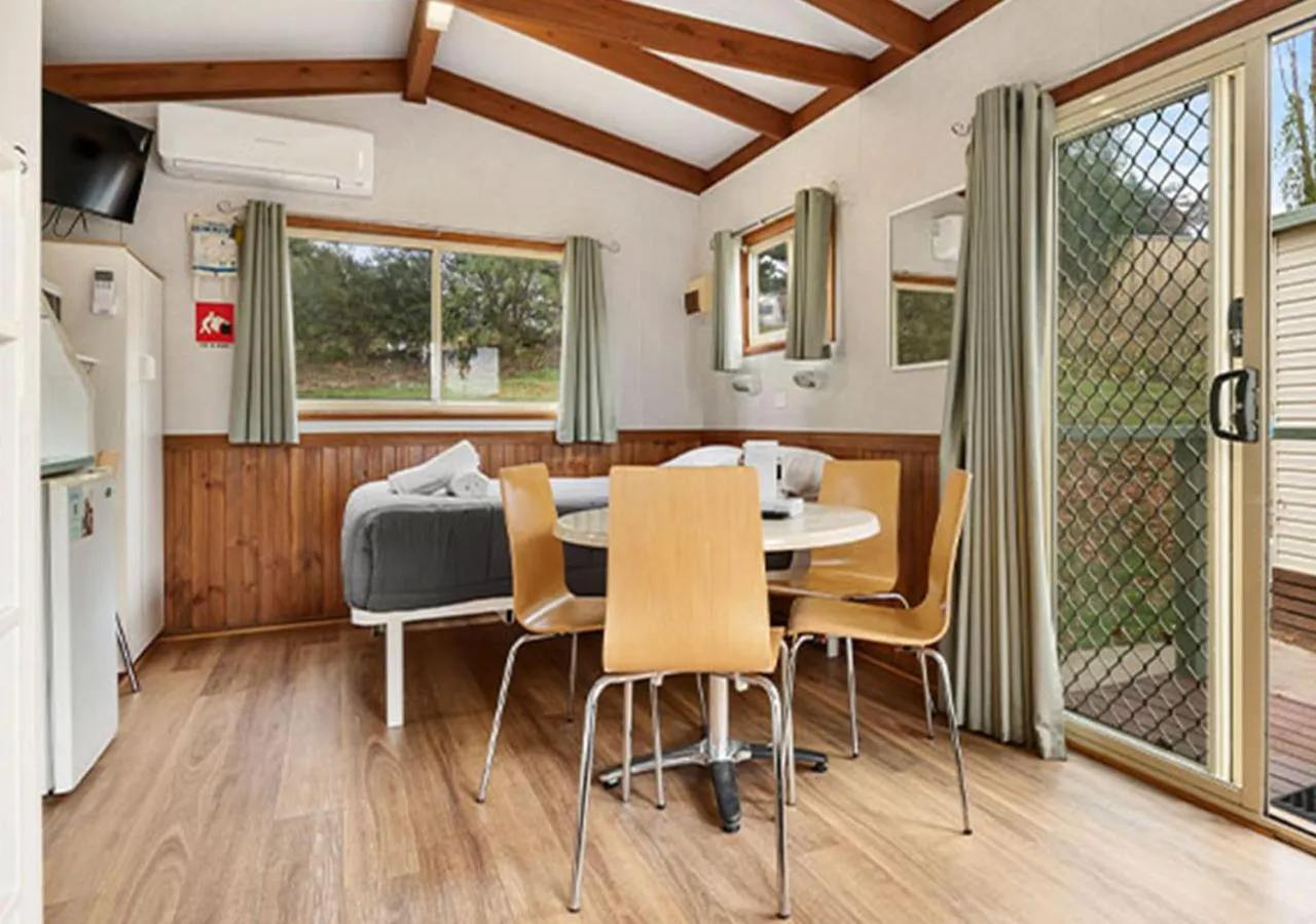 Living room in NRMA Jindabyne Holiday Park