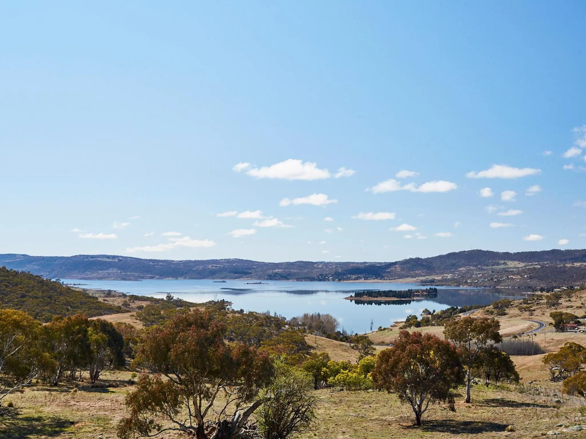 Natural landscape in NRMA Jindabyne Holiday Park