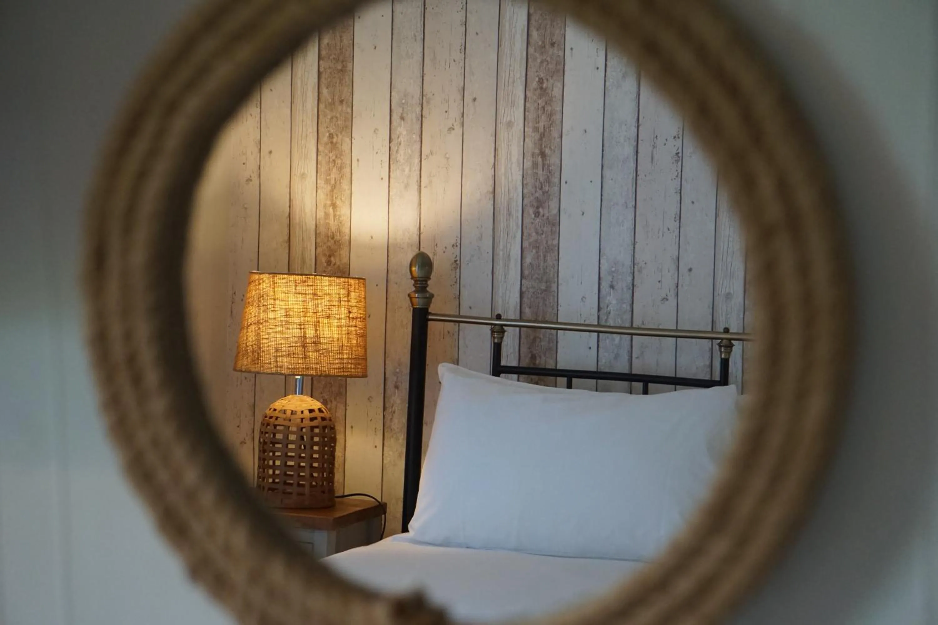 Bed in Durdle Door Hotel