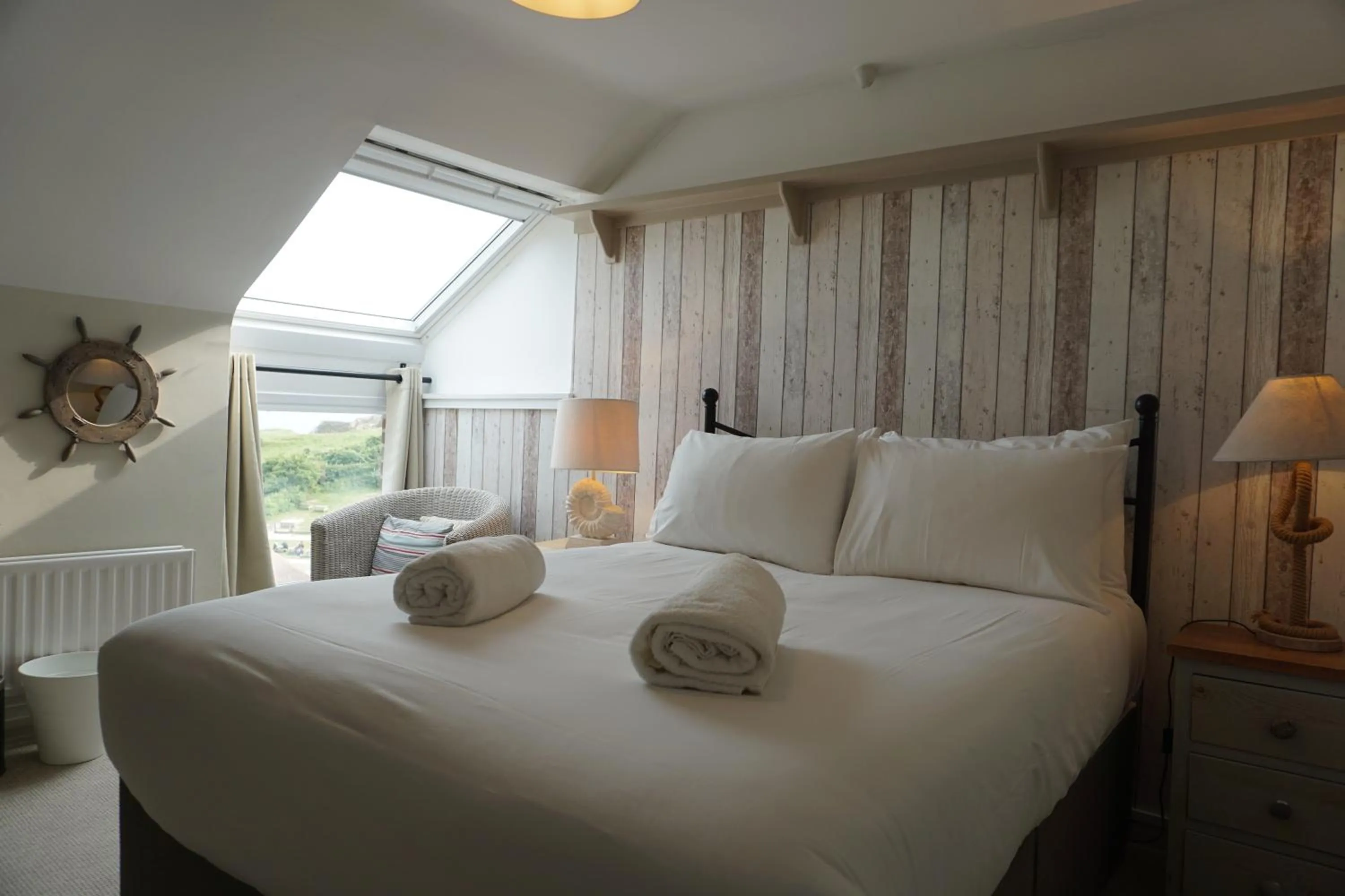 Bed in Durdle Door Hotel