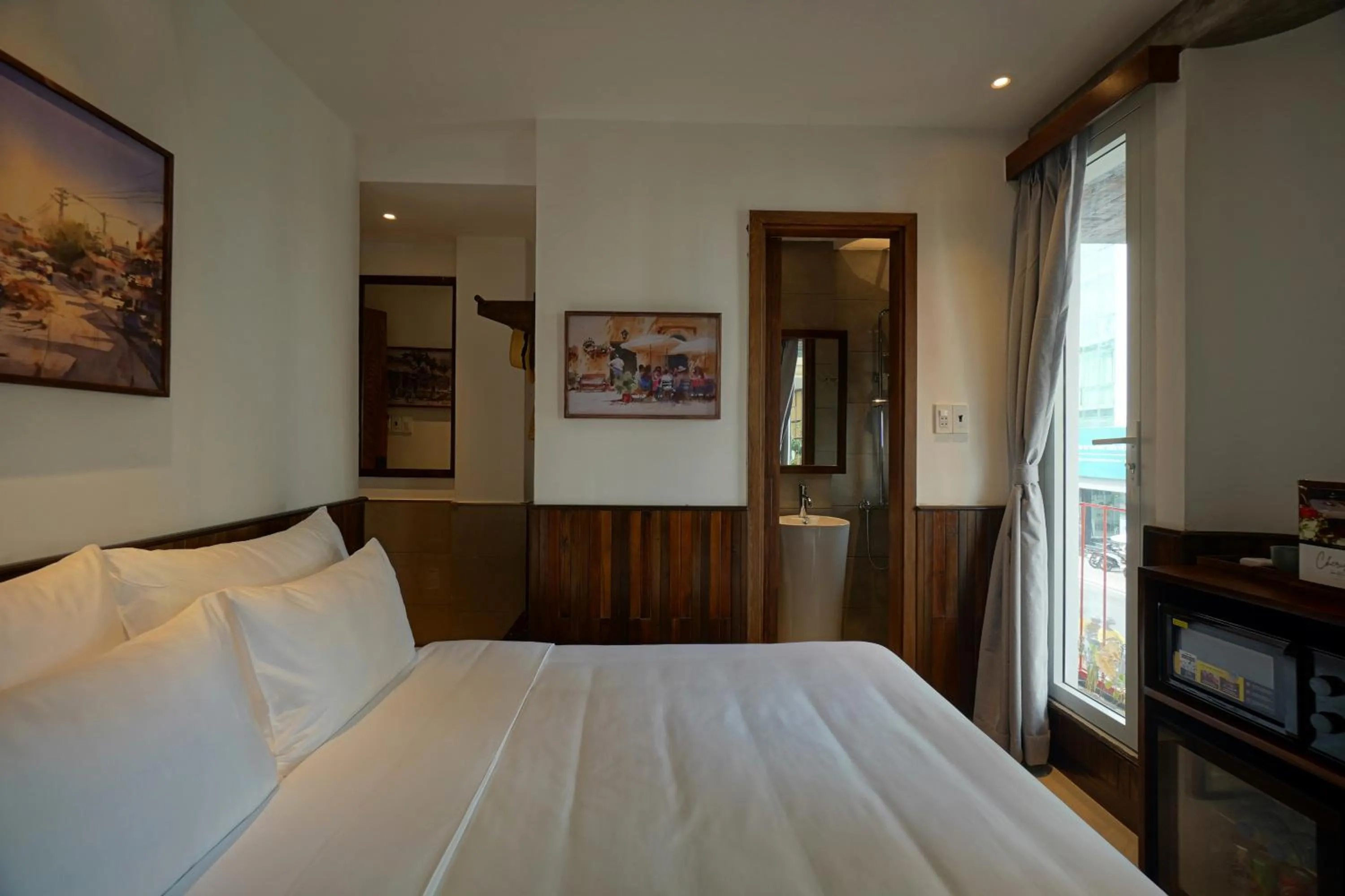 Bed in Nexus House Nguyen Binh Khiem - Near Saigon Zoo & Botanical Gardens