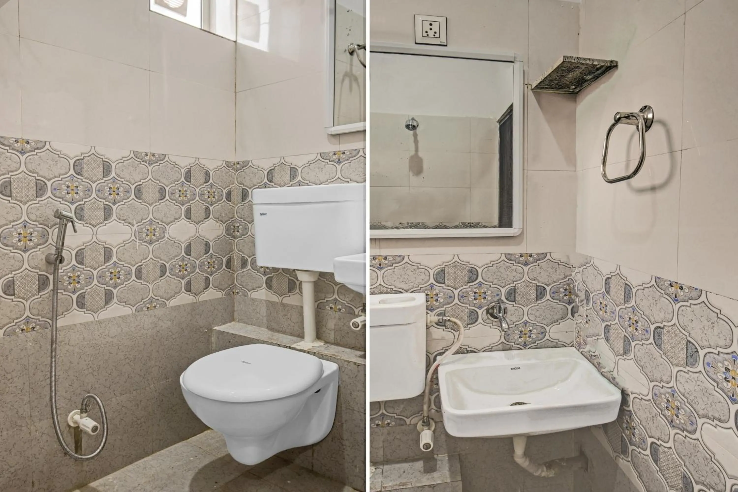 Bathroom in Hotel O HRD Guest House & Homestay