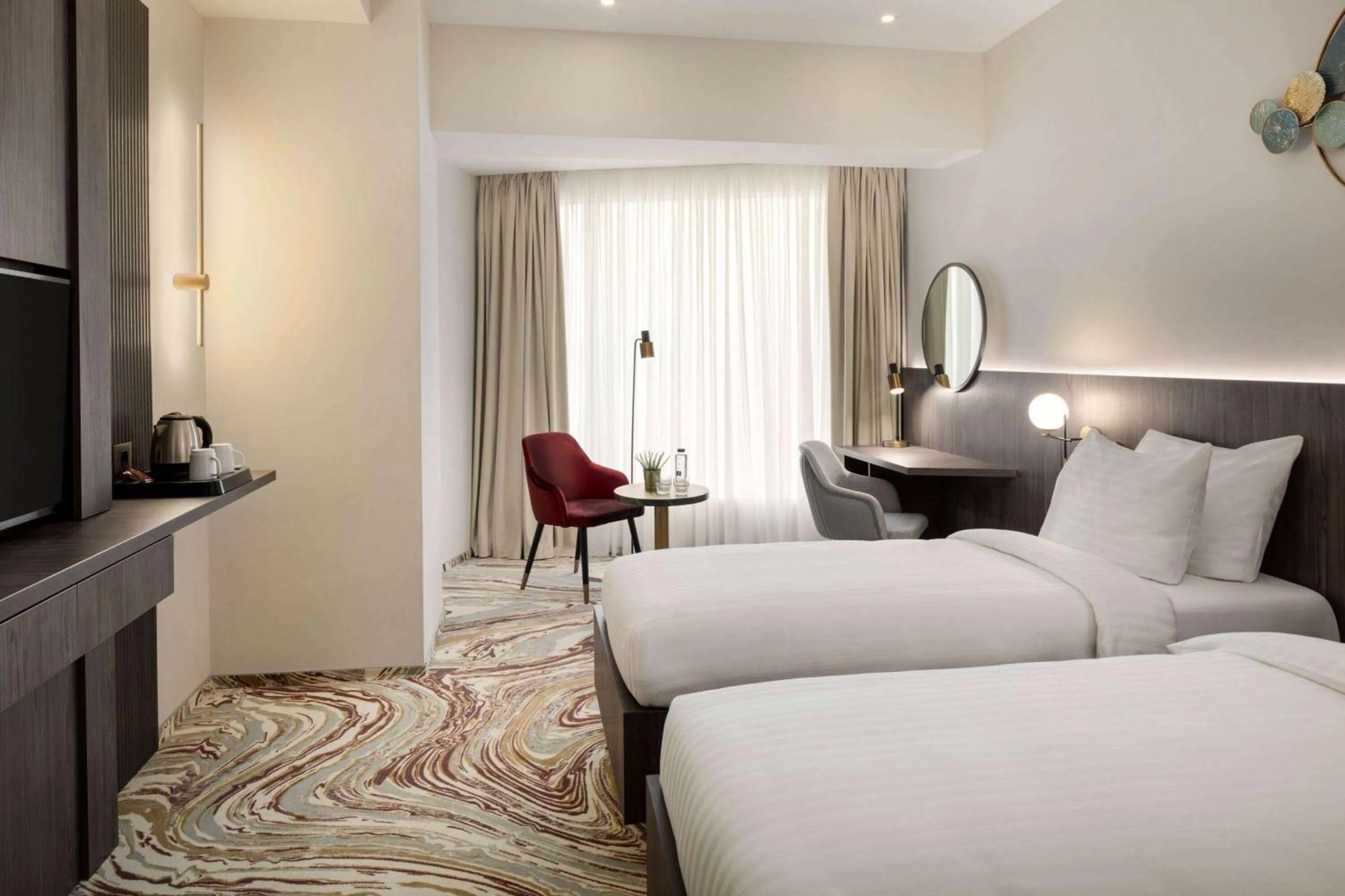 Photo of the whole room, Bed in Ramada by Wyndham Bucharest Otopeni Airport