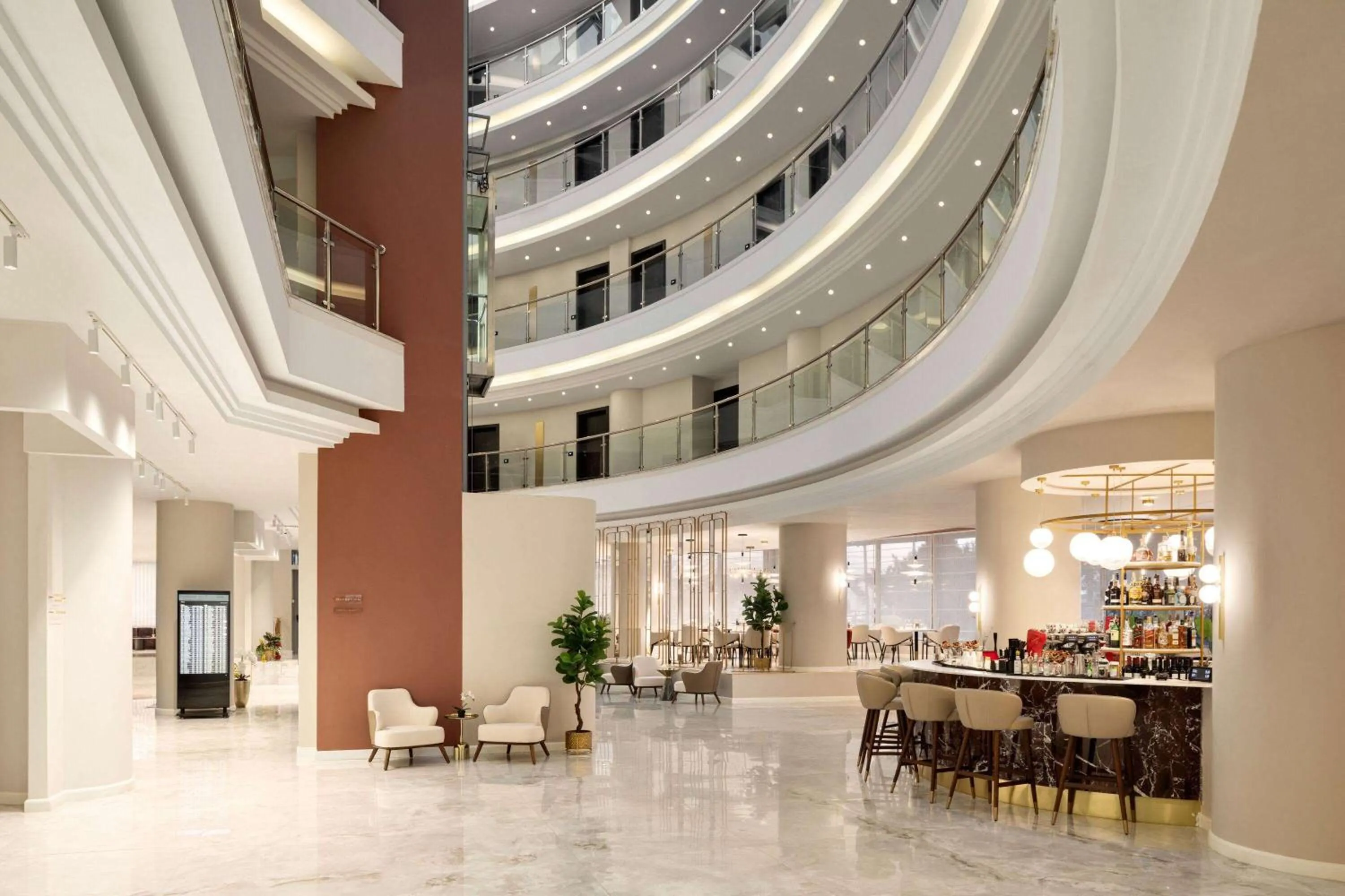 Lobby or reception in Ramada by Wyndham Bucharest Otopeni Airport