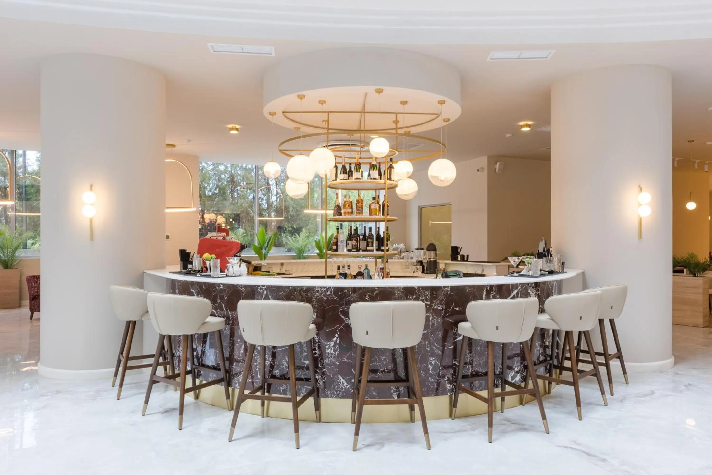 Lounge or bar in Ramada by Wyndham Bucharest Otopeni Airport