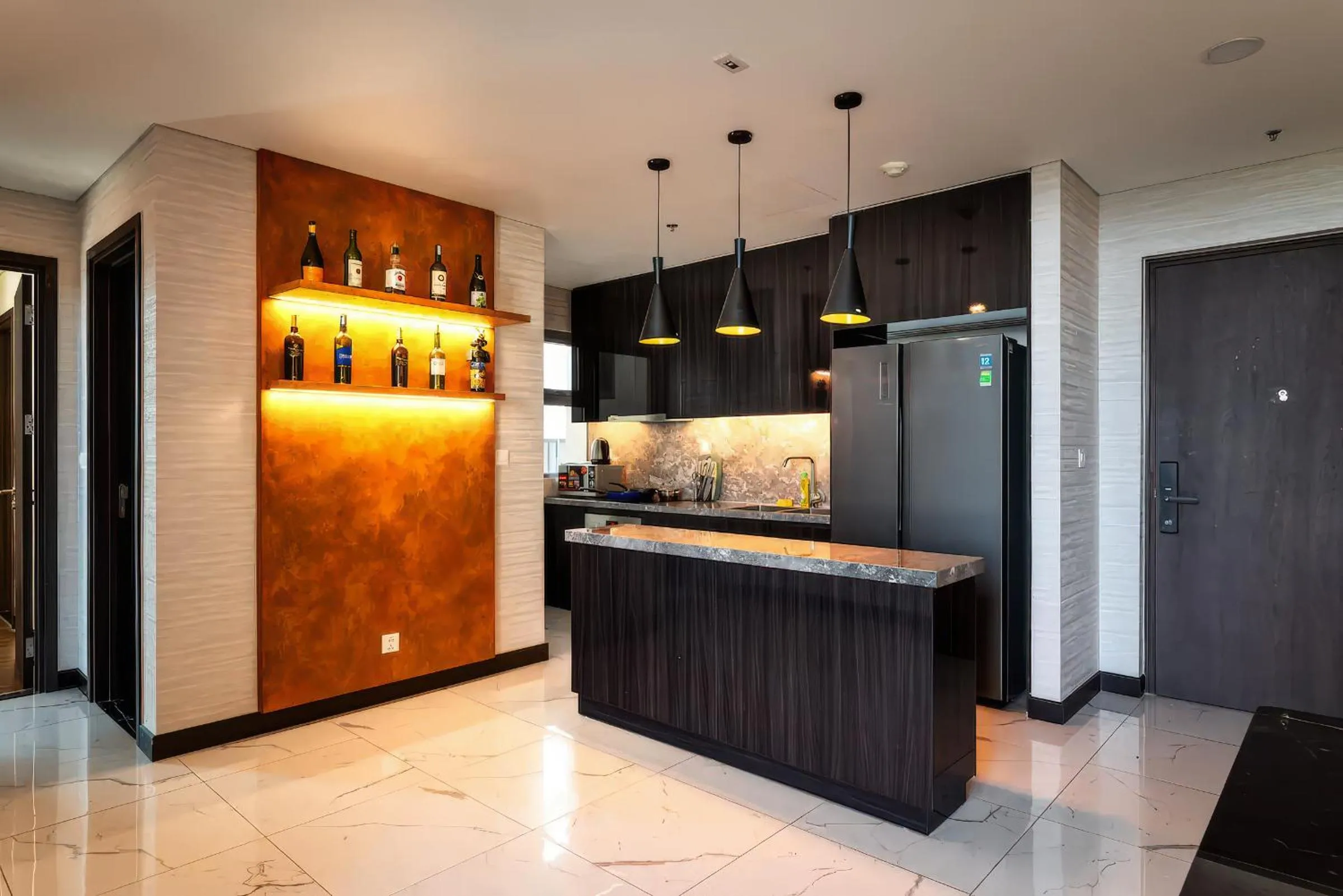 Kitchen or kitchenette in Empire City Thủ Thiêm D2
