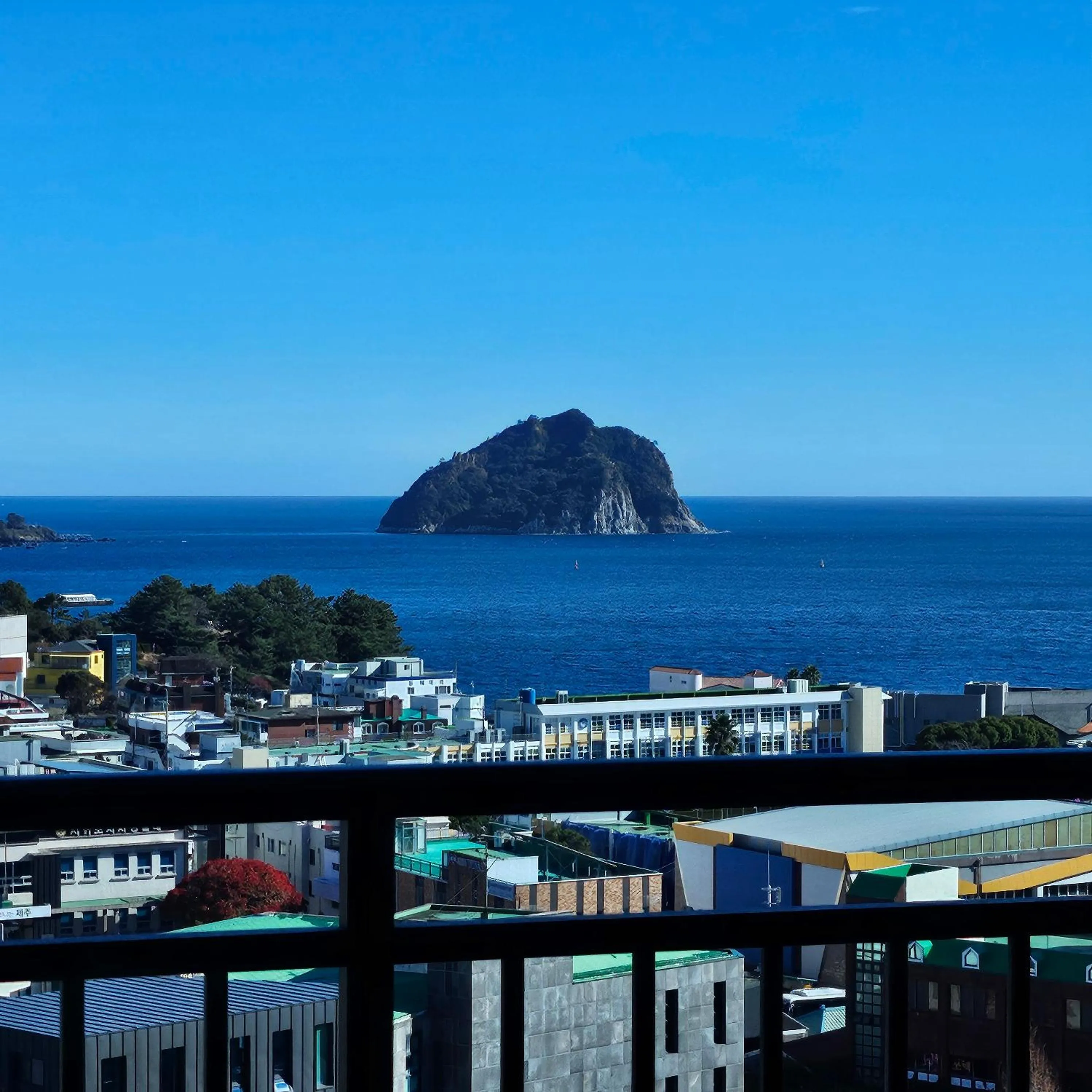 Sea view in Red Hat Snail