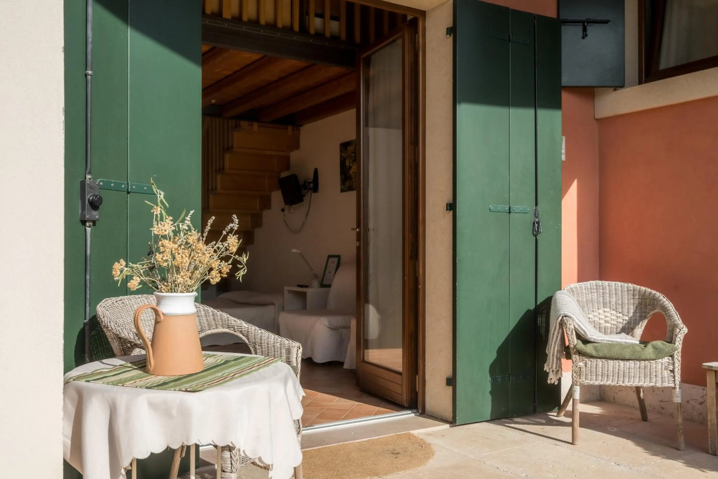 Patio in Agriturismo Il Pianetto