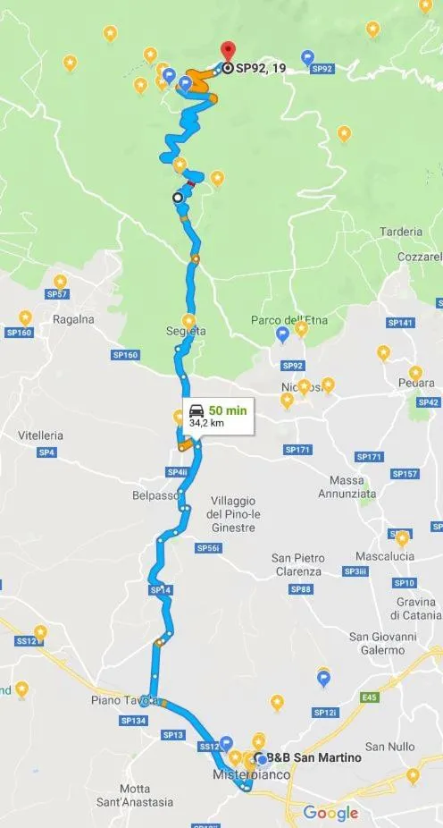 Floor plan in B&B San Martino