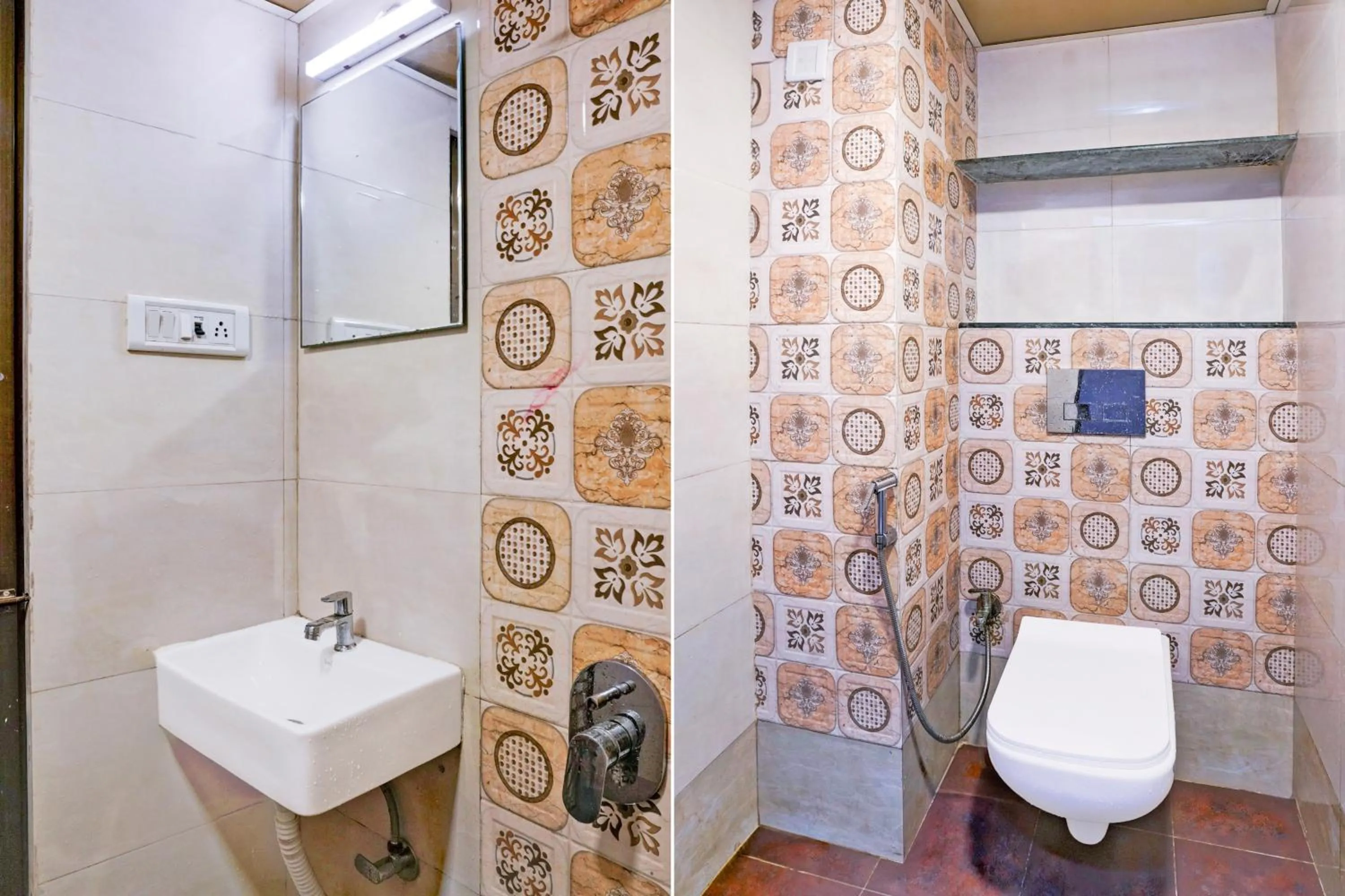 Bathroom in Super Hotel O Four Bungalow Formerly Ardaas Residency