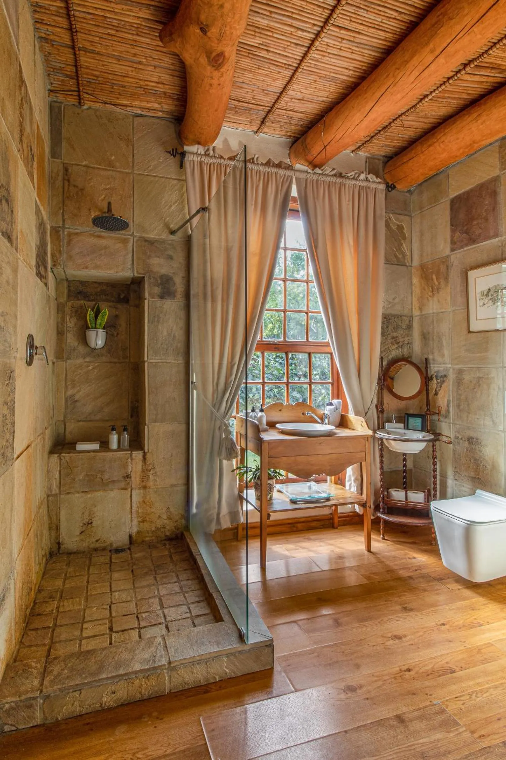 Shower in Mountain Manor