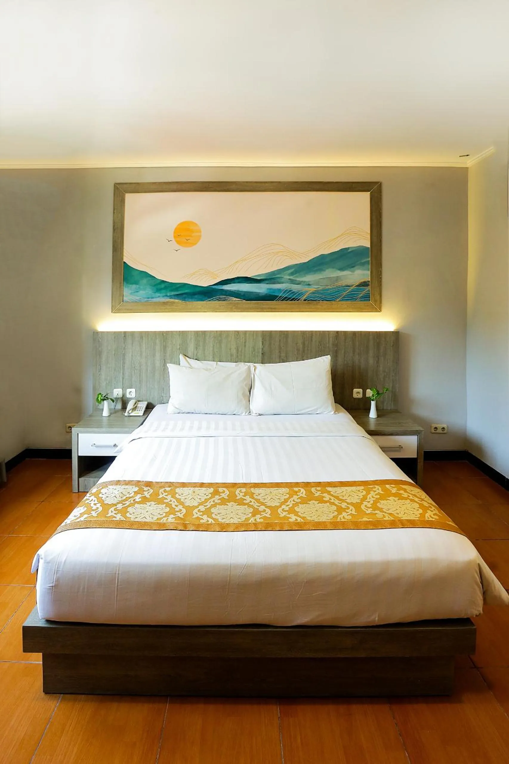 Bed in Front One HK Resort Simpang Lima