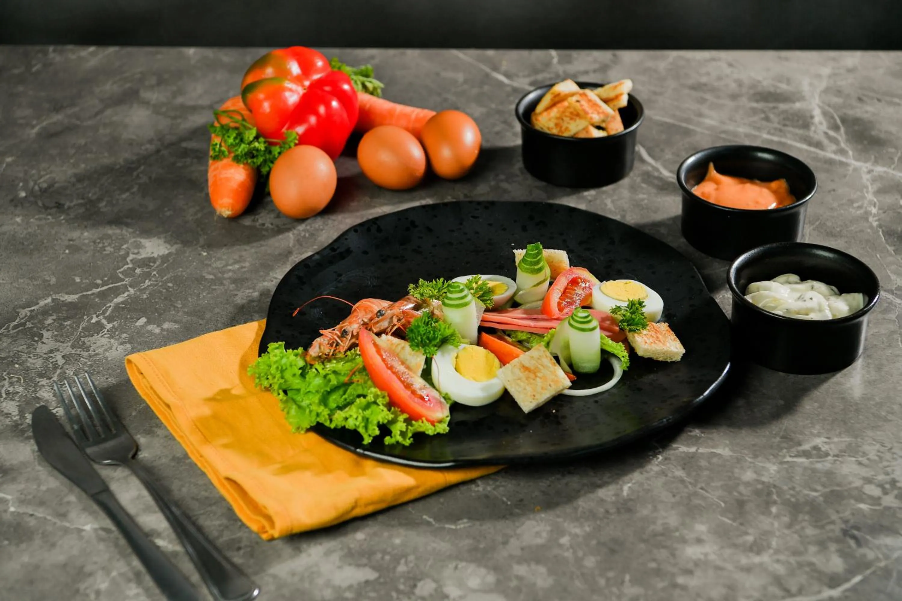 Restaurant/places to eat in Front One HK Resort Simpang Lima