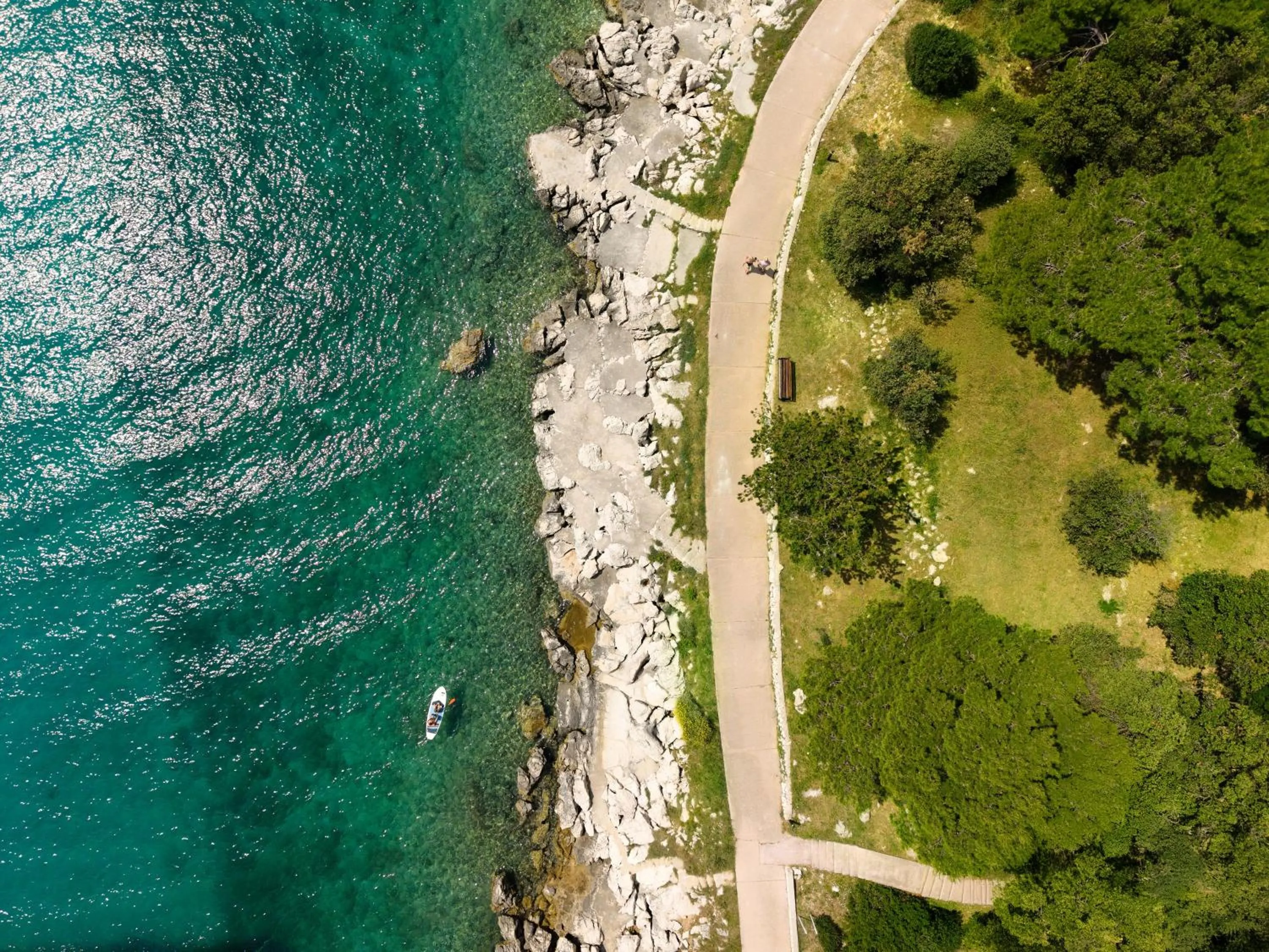 Bird's eye view in Arba Resort, Valamar Collection