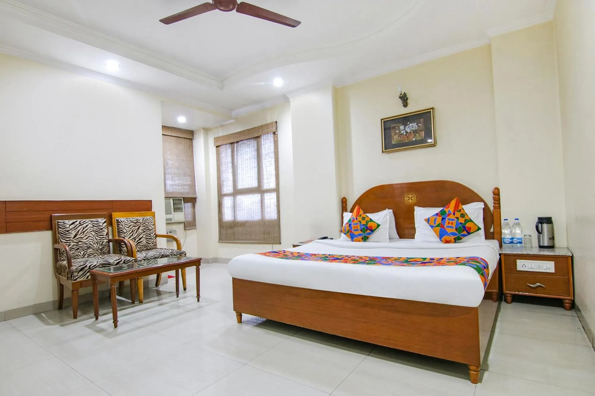 Bed in FabHotel CS Jalandhar