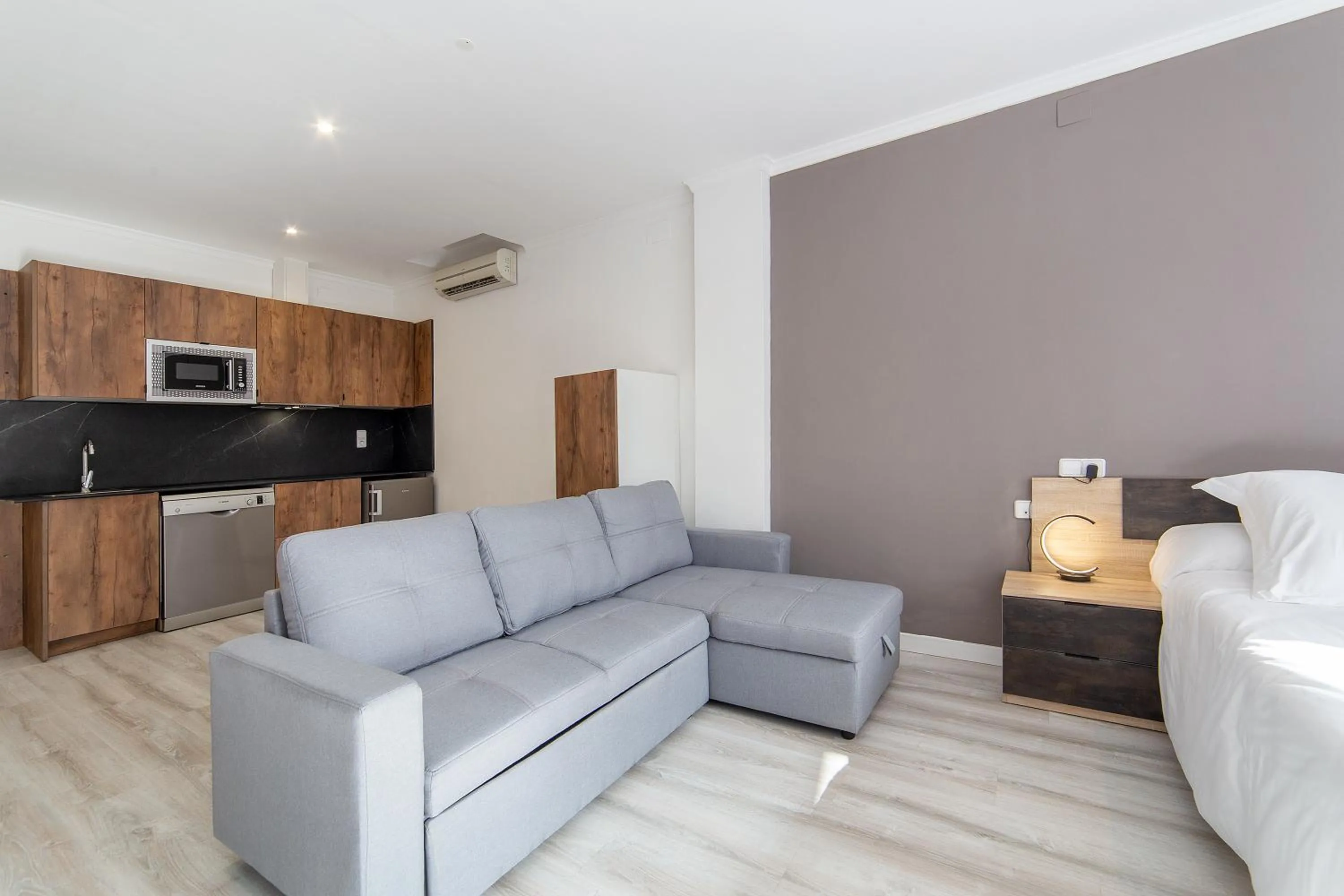 Kitchen or kitchenette in Albufera Dreams Nature Suites