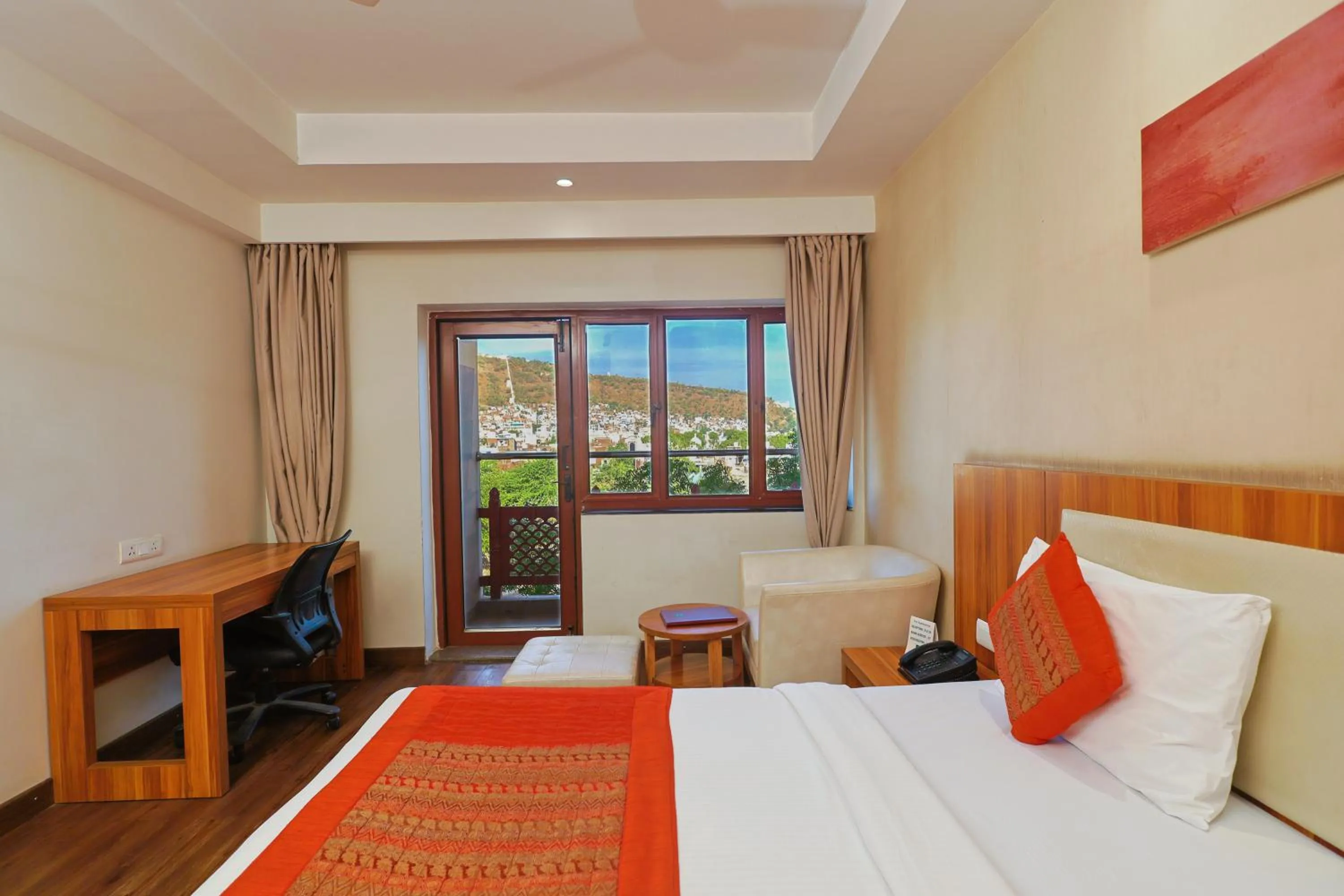 View (from property/room), Bed in Le Roi Udaipur