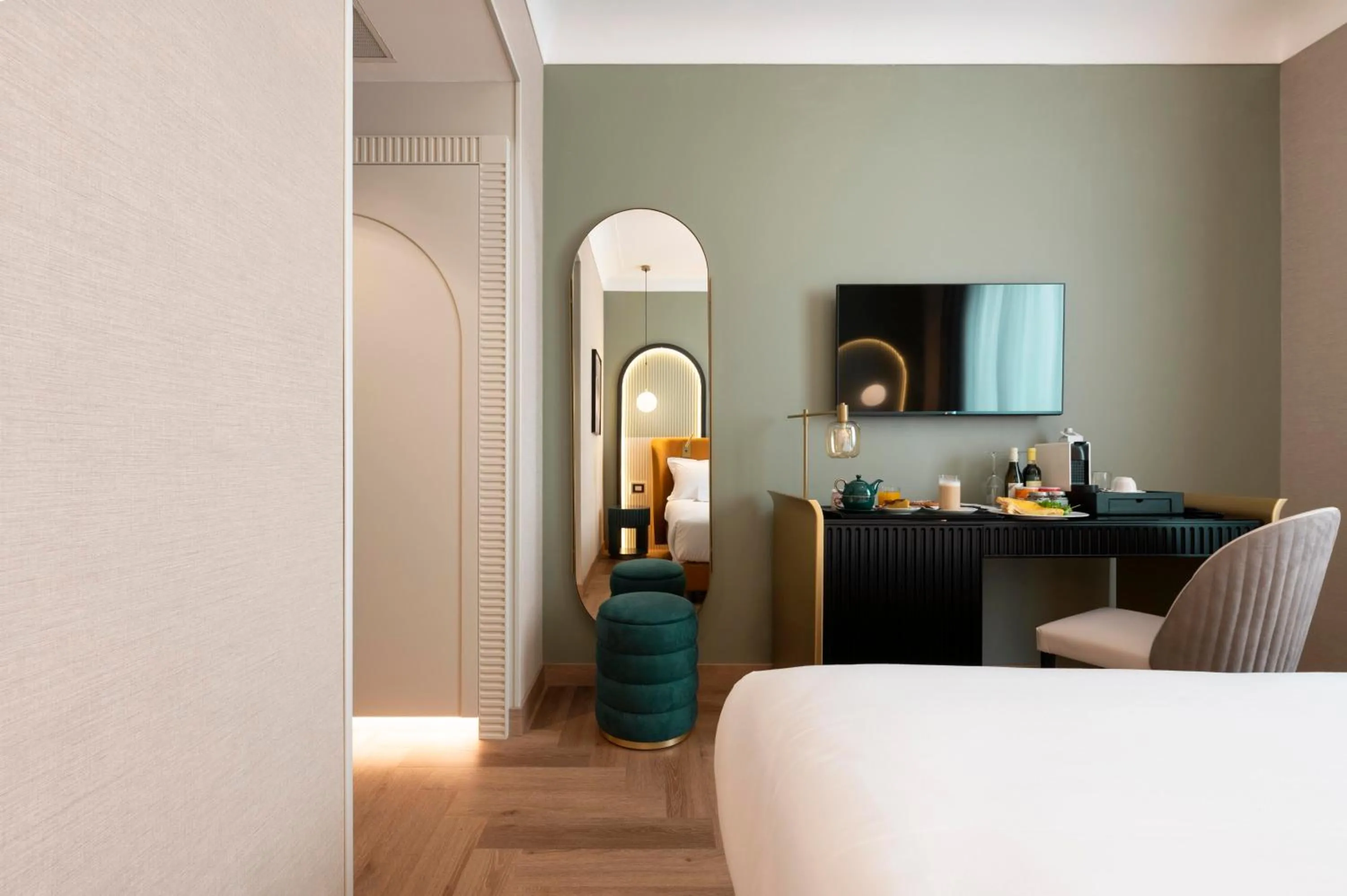 Bed in Je Rome Hotel