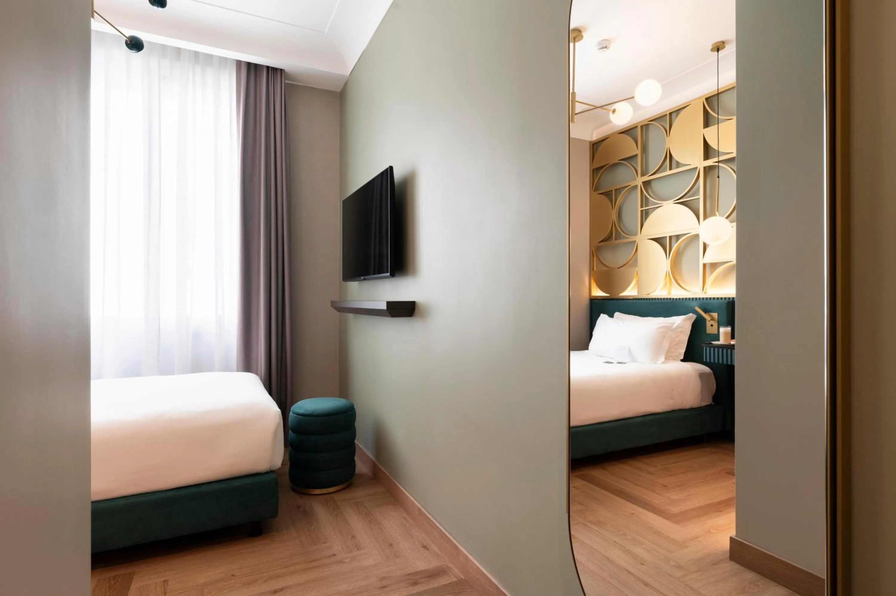 Bed in Je Rome Hotel