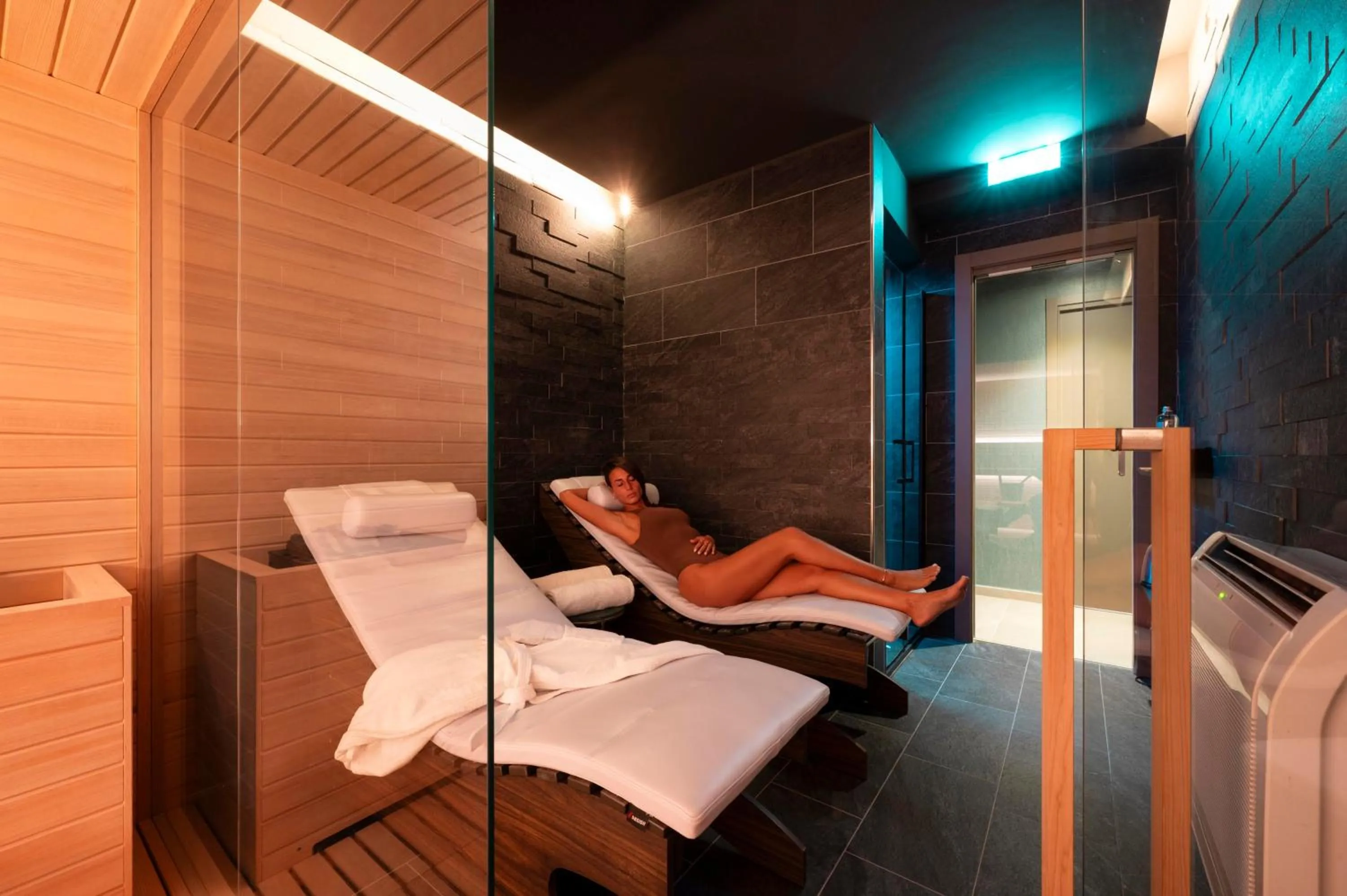 Sauna in Je Rome Hotel