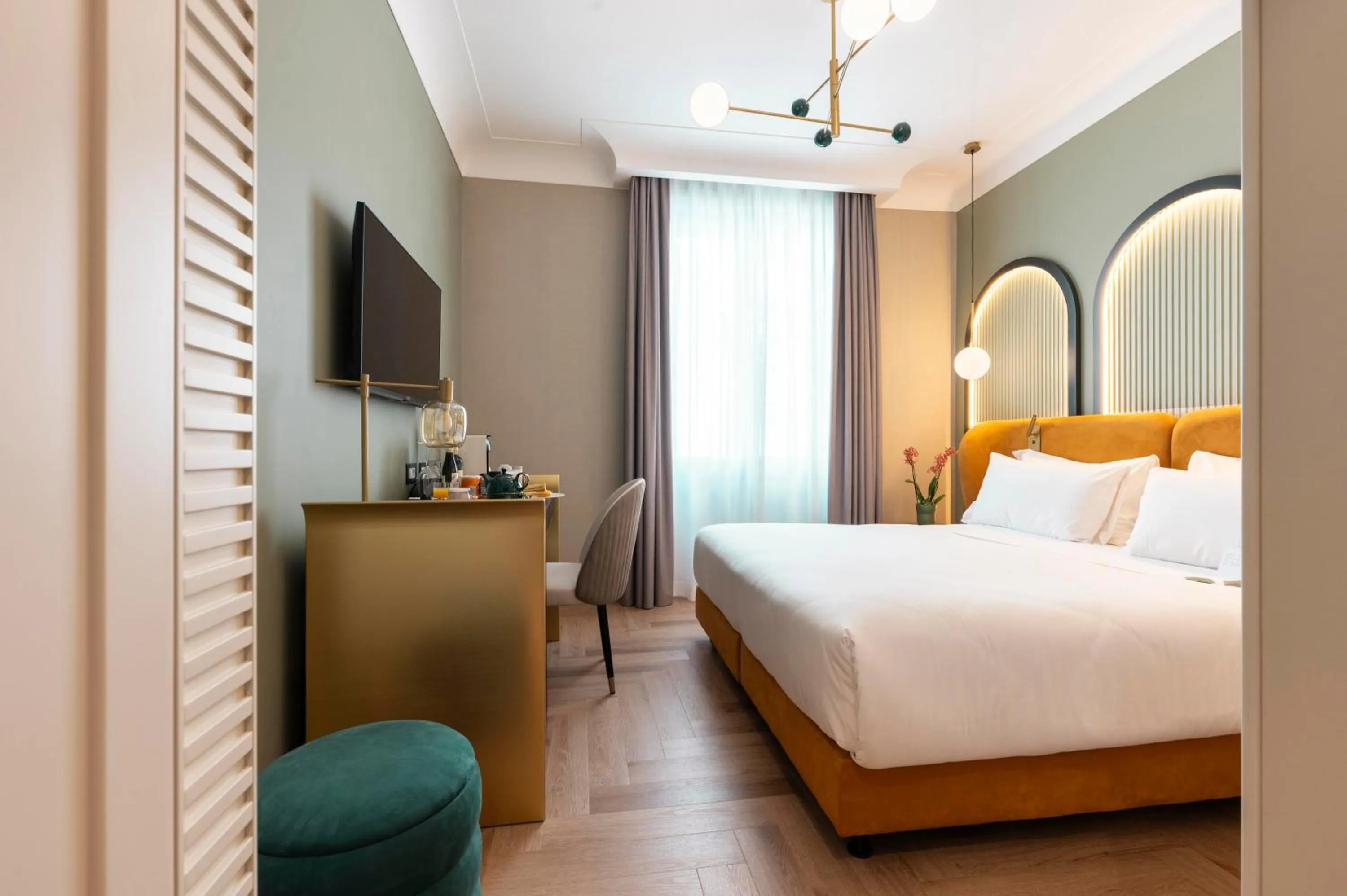 Bed in Je Rome Hotel