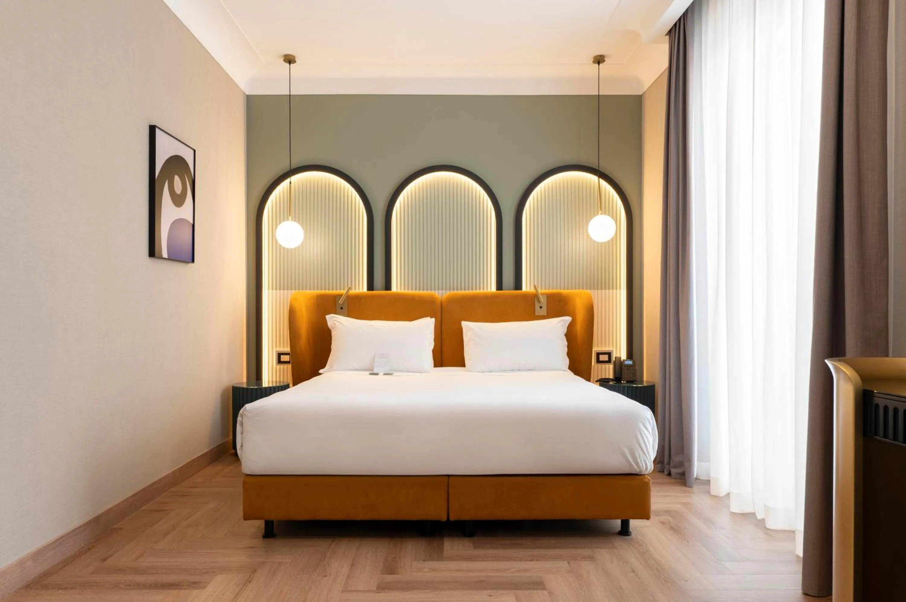 Bed in Je Rome Hotel