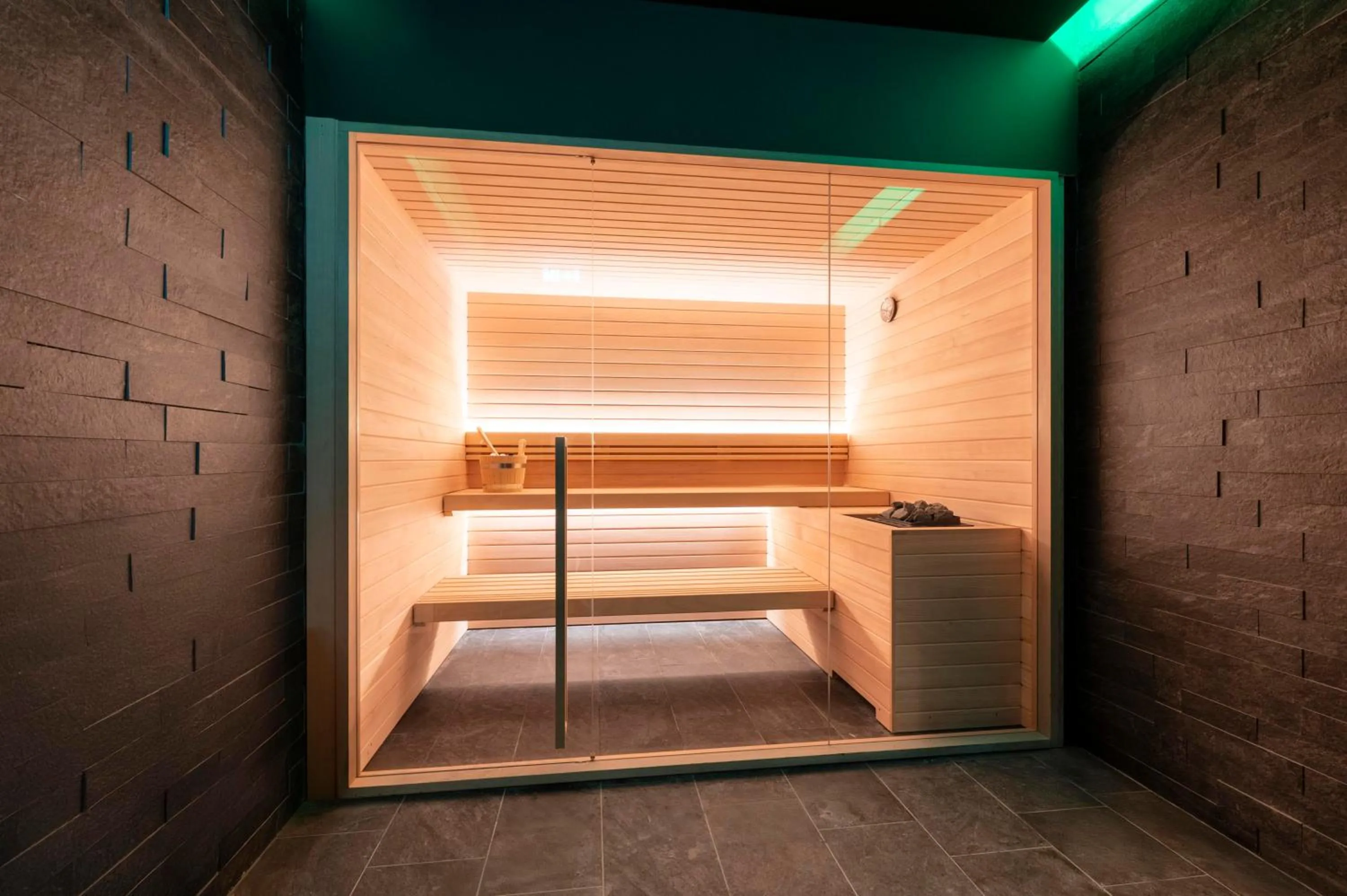 Sauna in Je Rome Hotel