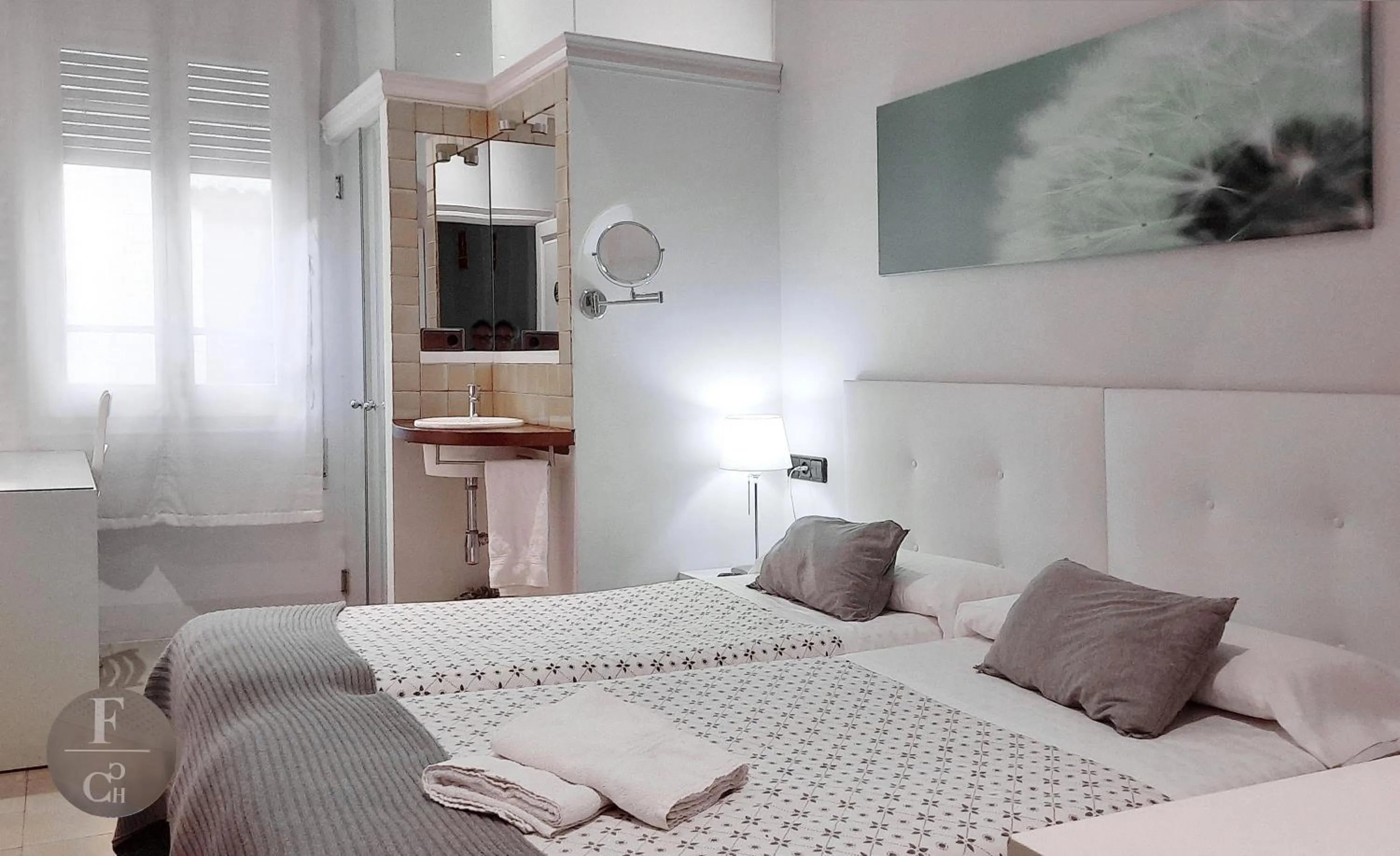 Bed in Hotel Can Carol