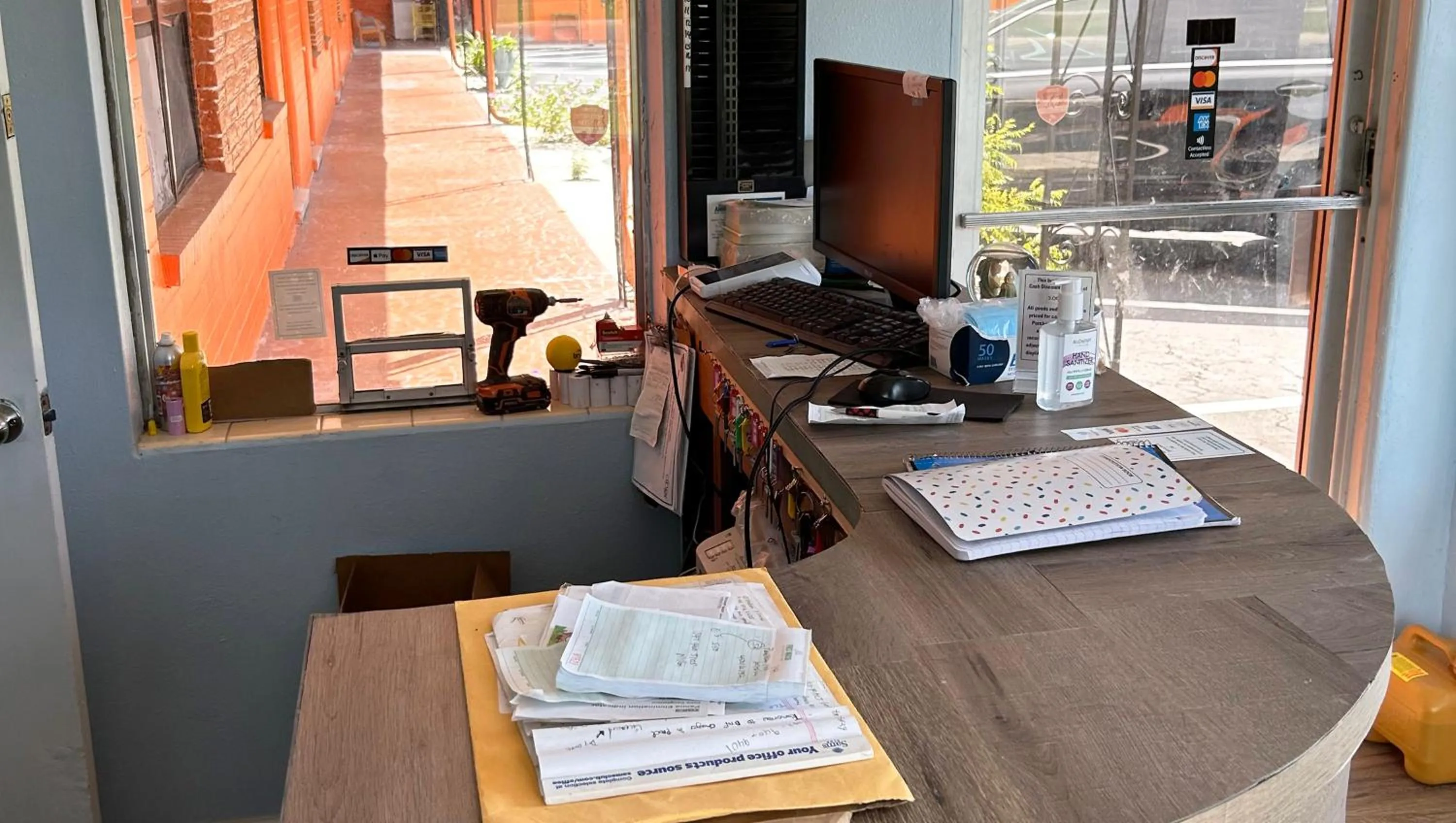 Lobby or reception in Steven Motel