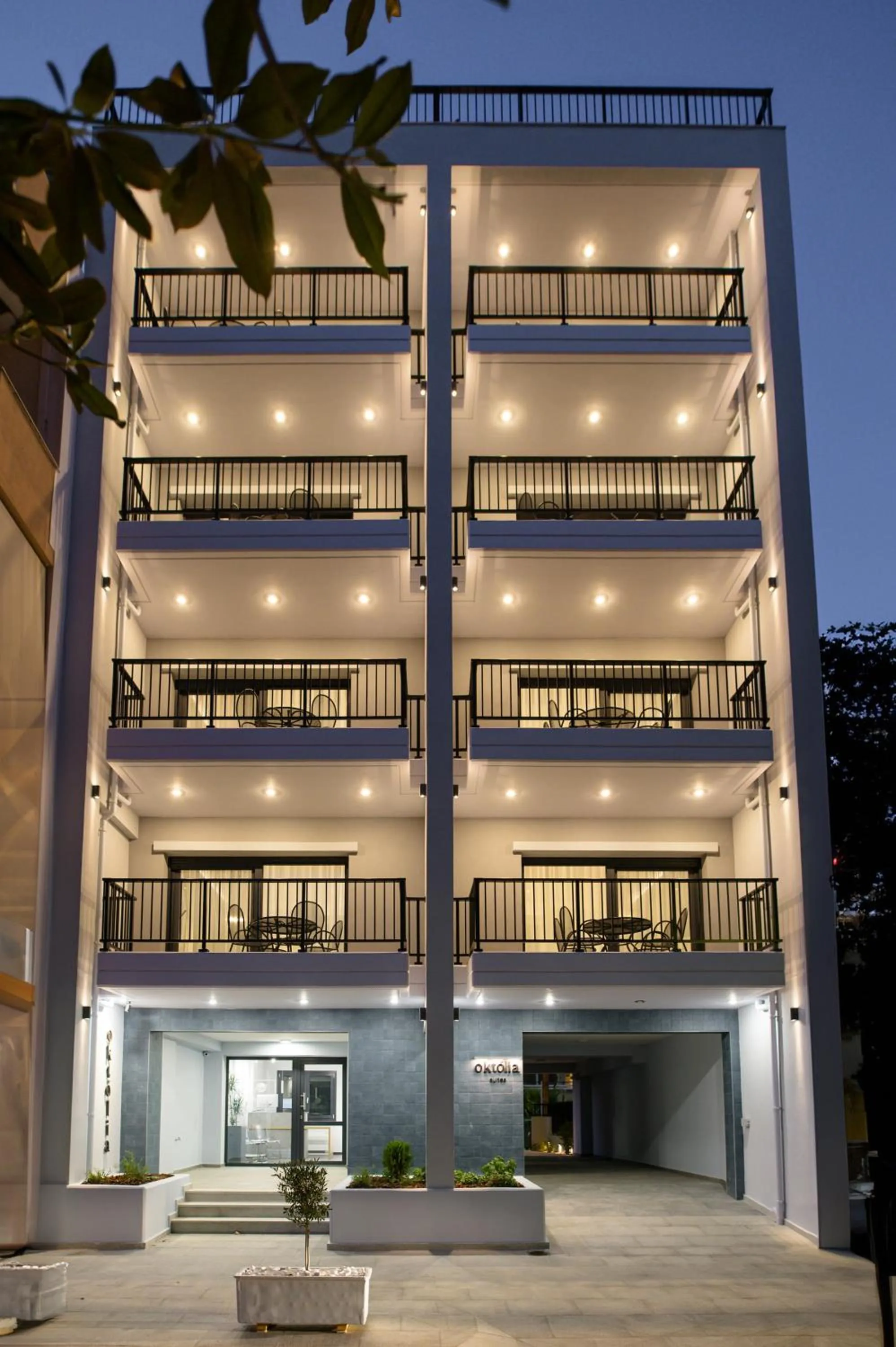 Facade/entrance in Oktolia suites