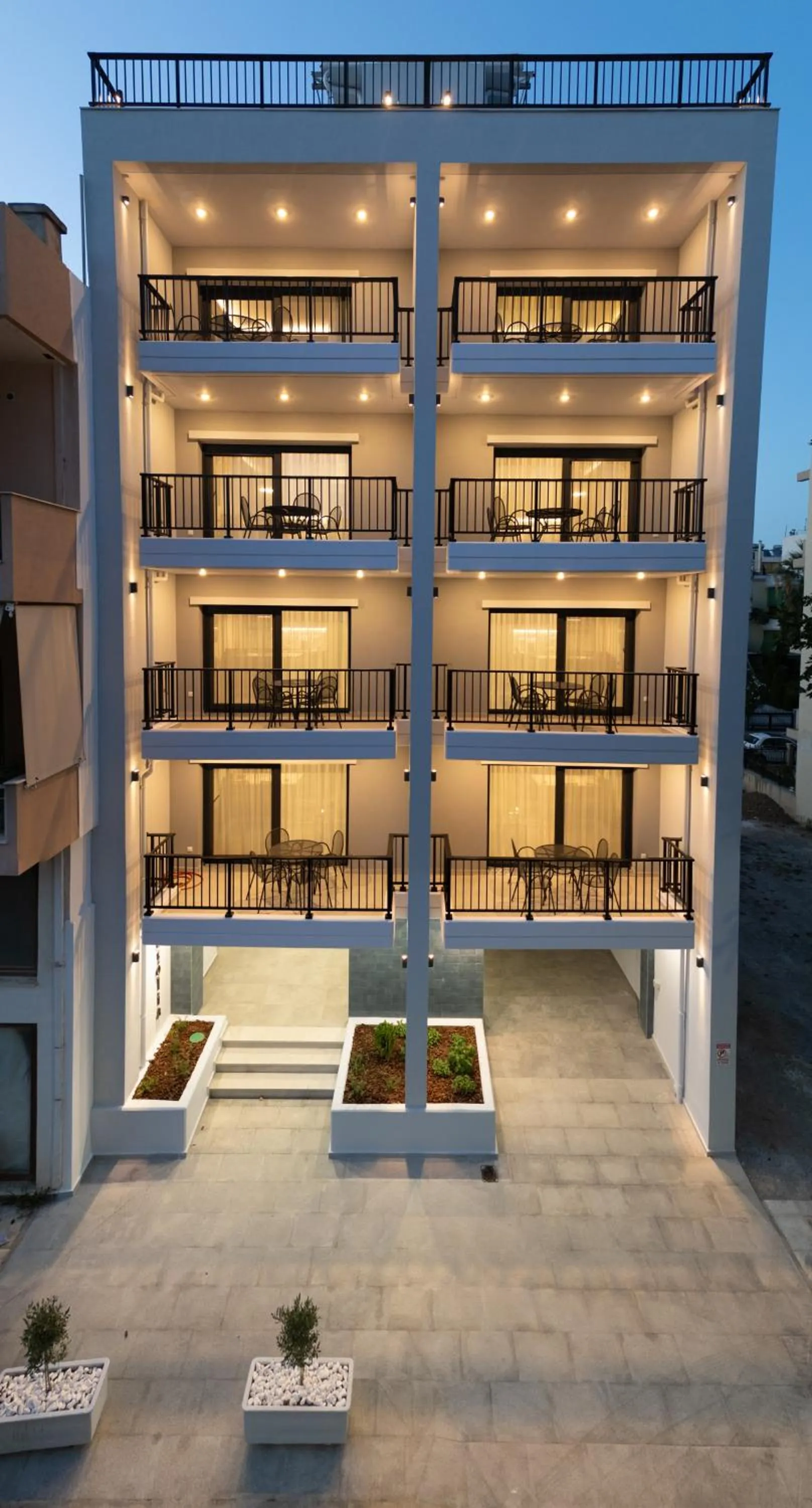 Facade/entrance in Oktolia suites