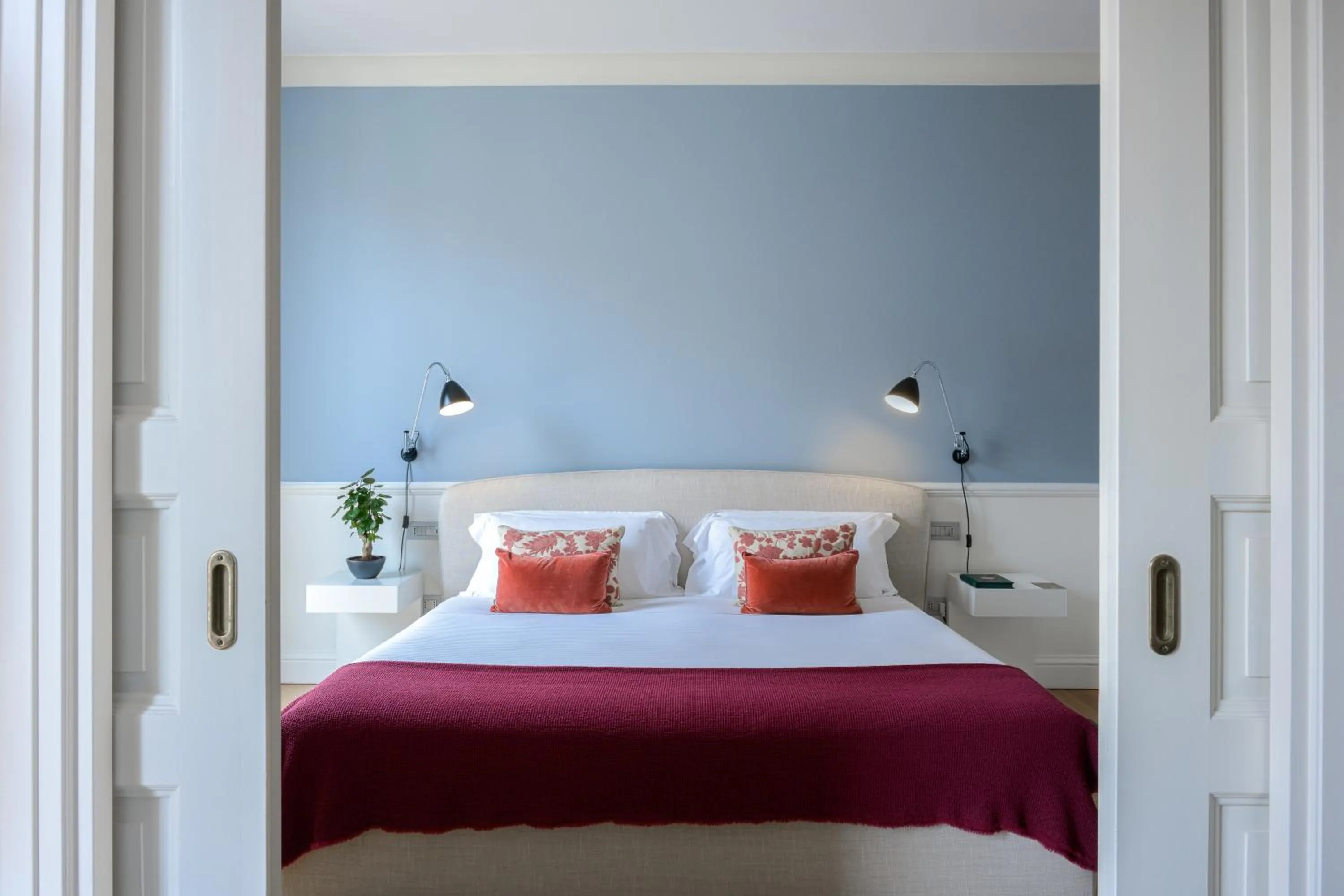 Bed in The Fifteen Keys Hotel