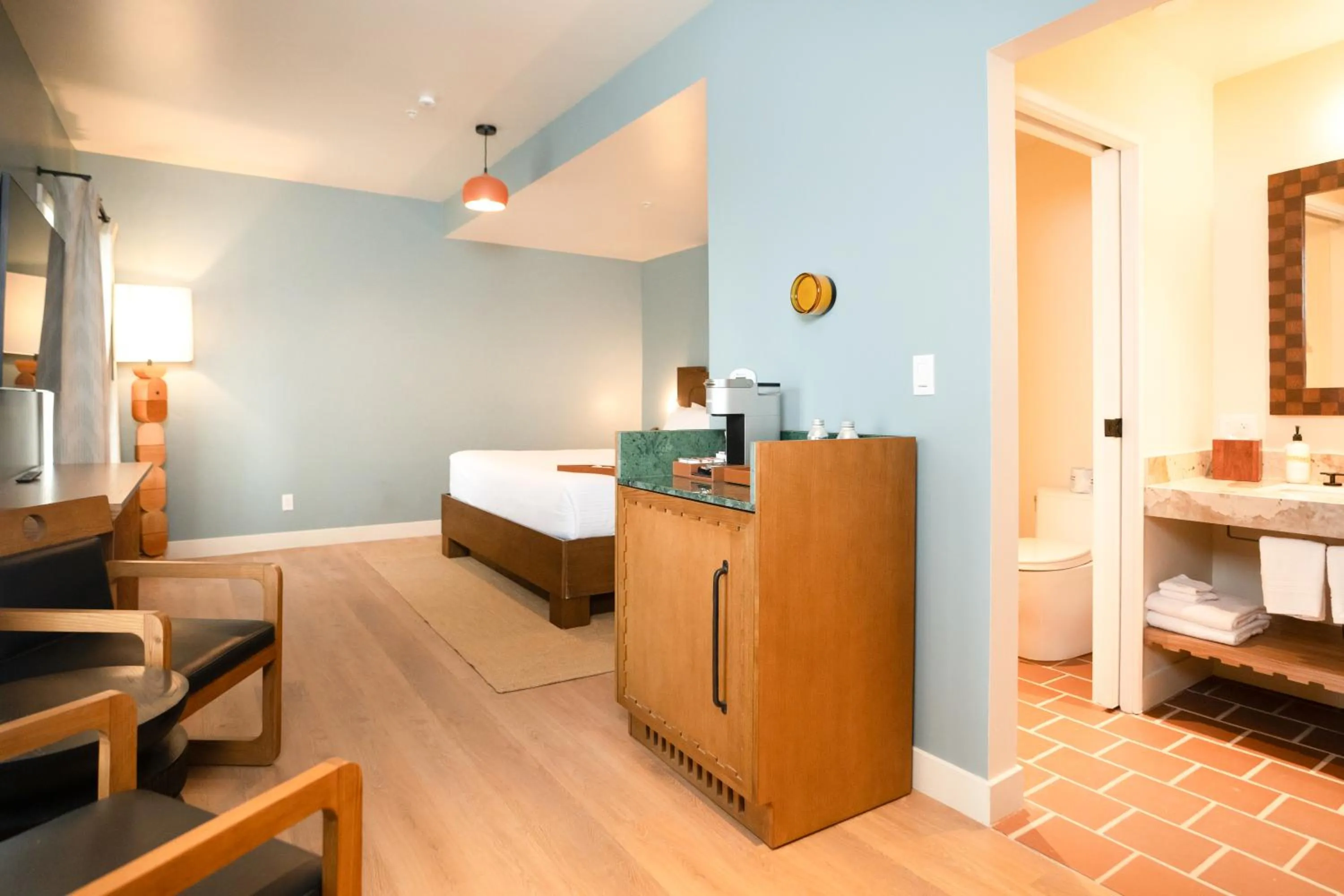 Bed in Murrieta Hot Springs Resort