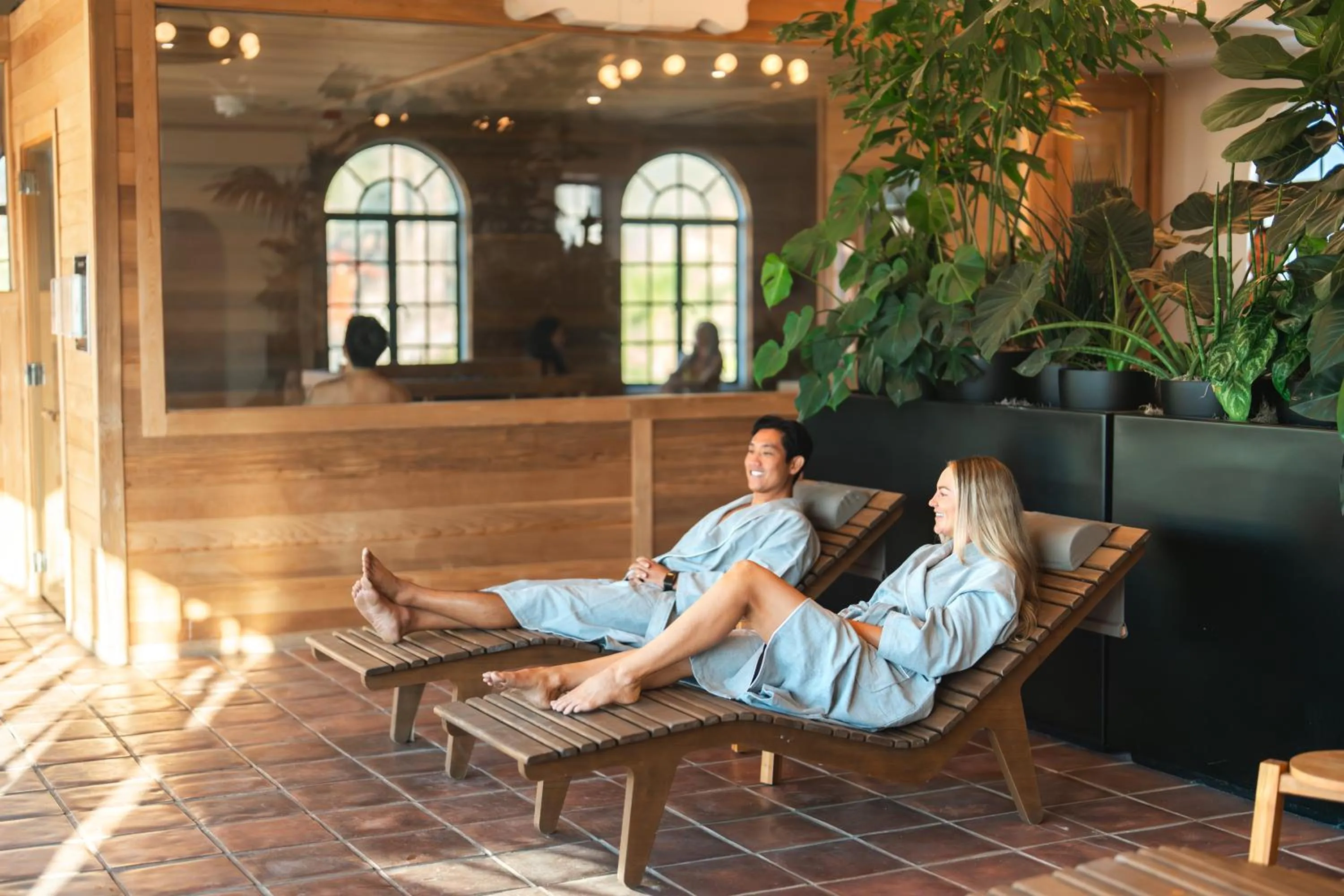 Sauna in Murrieta Hot Springs Resort