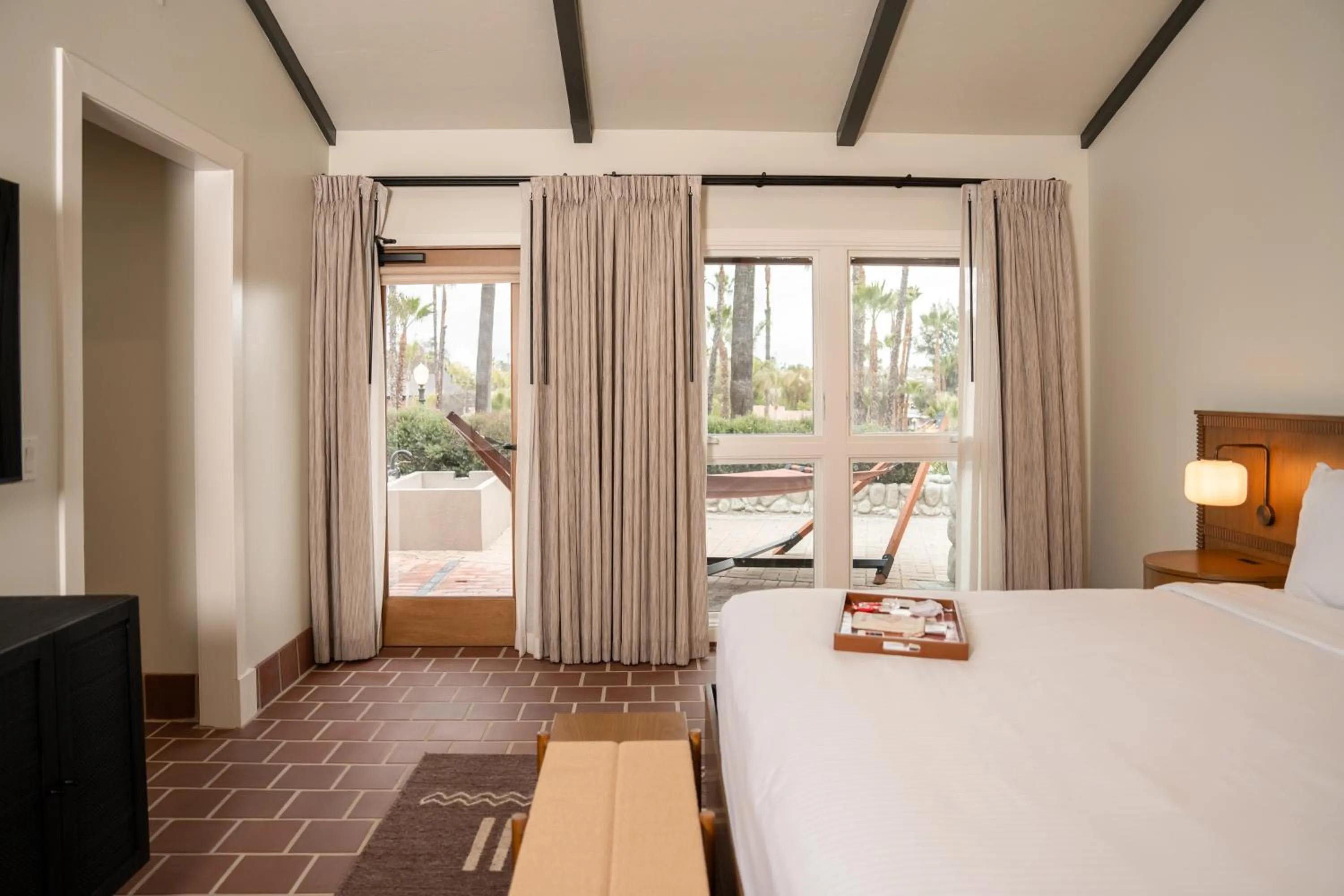 Bed in Murrieta Hot Springs Resort