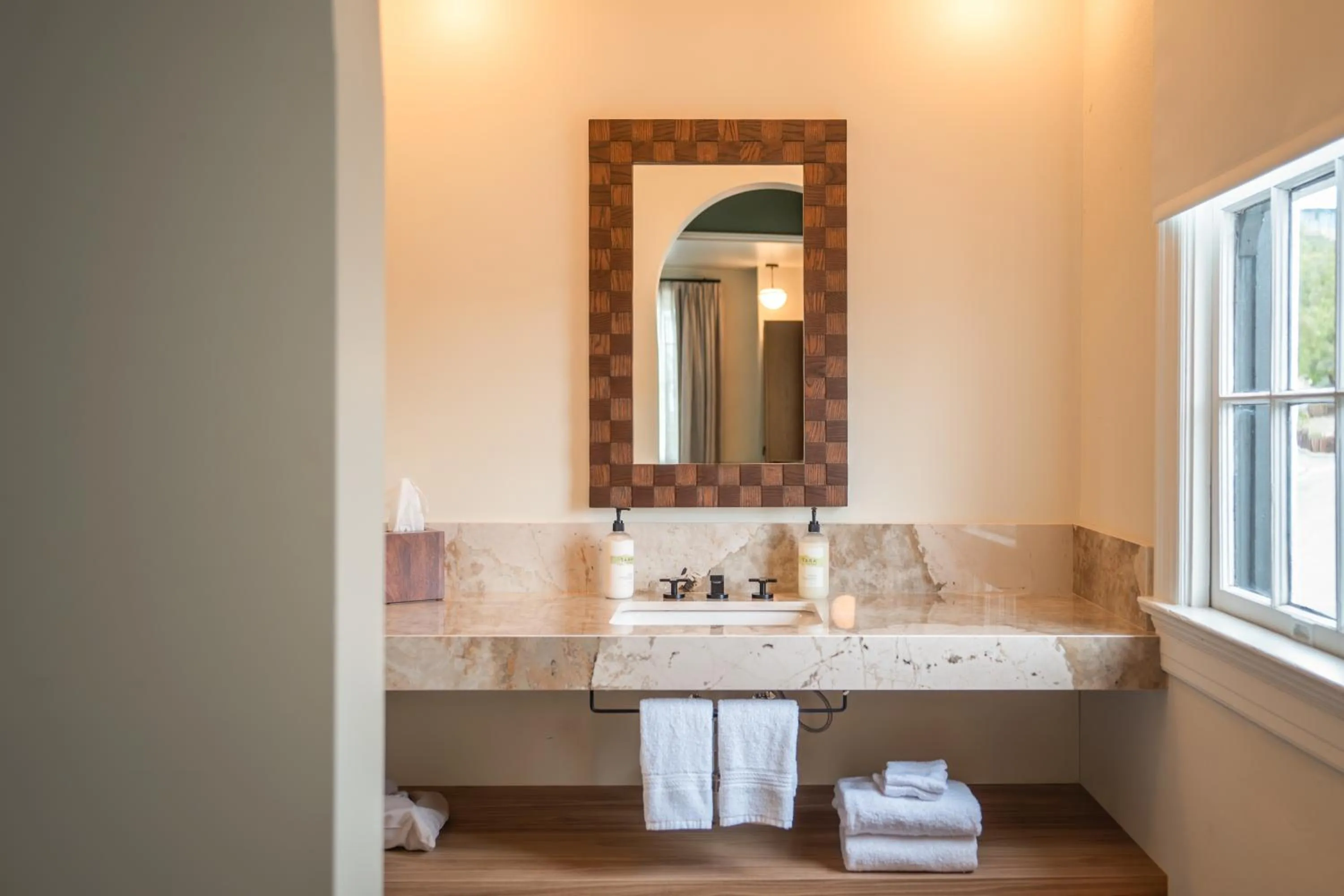 Bed in Murrieta Hot Springs Resort