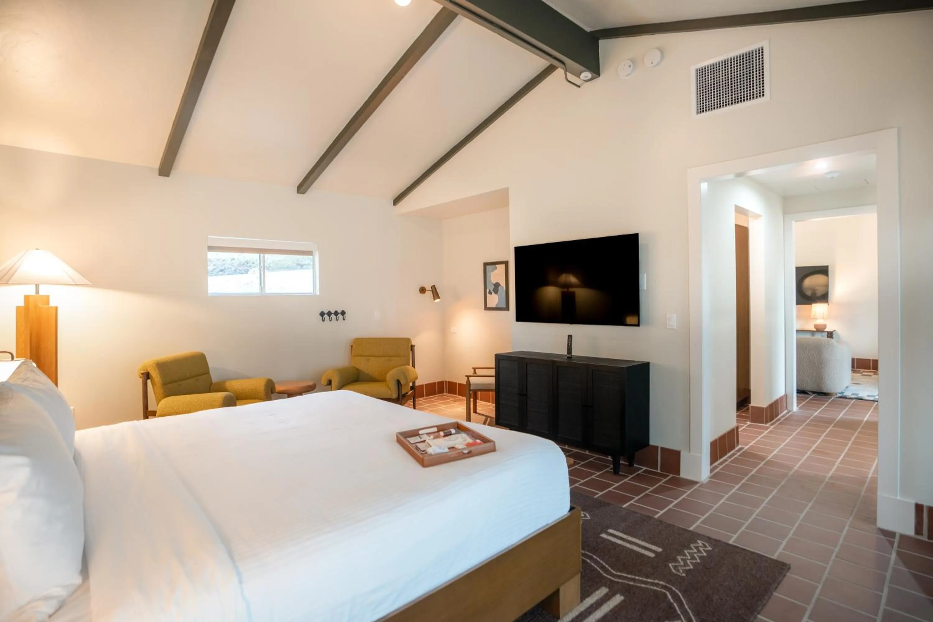 Bed in Murrieta Hot Springs Resort