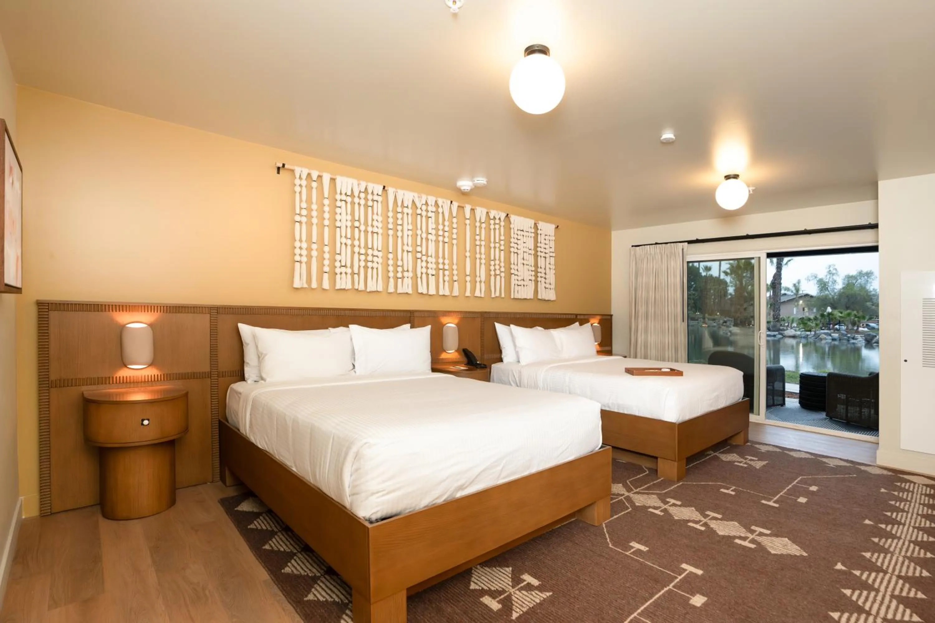Bed in Murrieta Hot Springs Resort